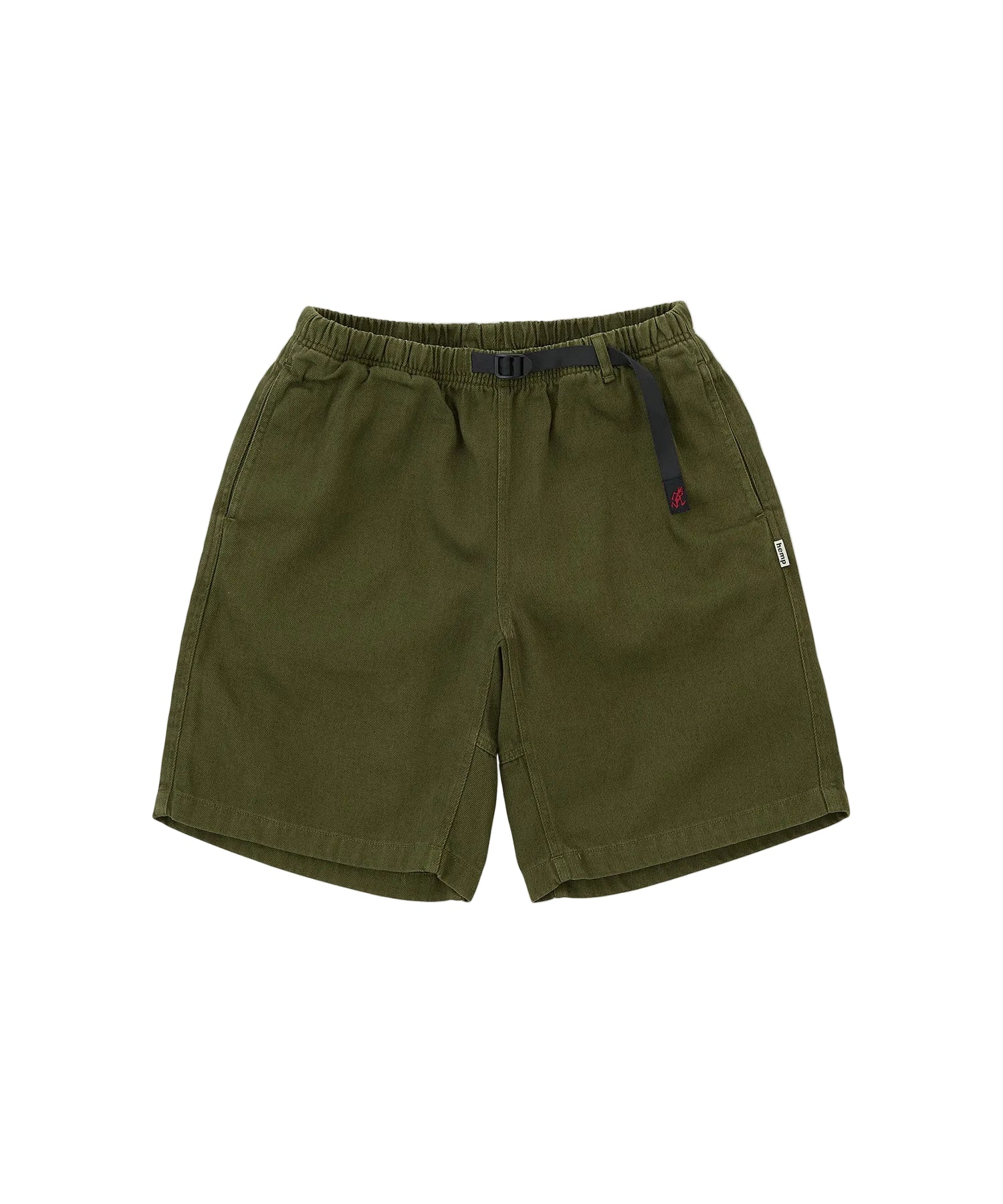 24ＳS FA Short Olive Cotton Hemp Satin Gramicci Hemp G-Shorts (Olive)