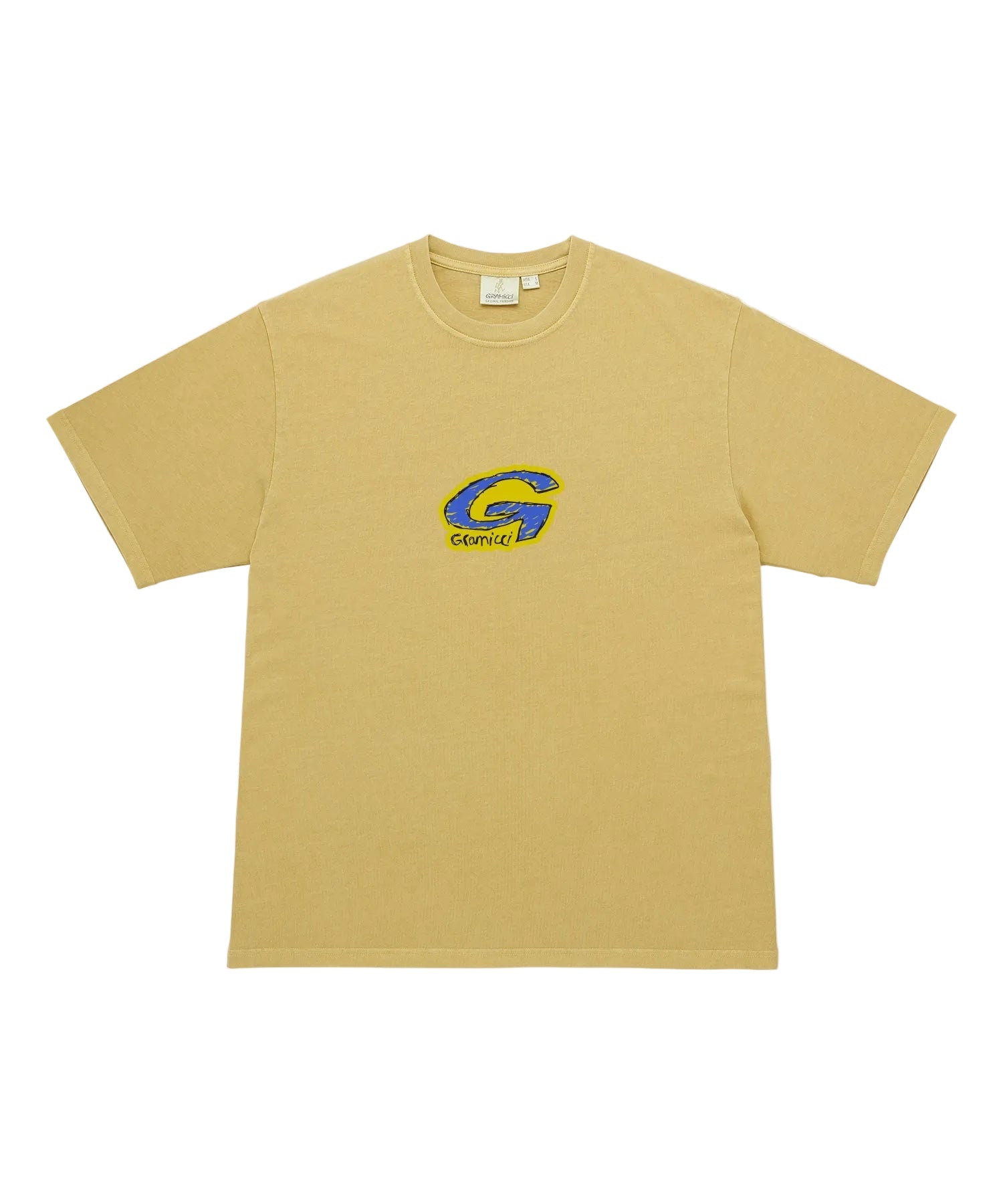 Gramicci Pigment Dyed G-Scribble Tee (Sulphur Pigment)