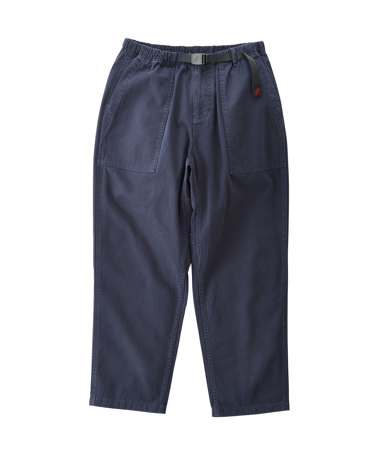 Navy blue tapered store pants