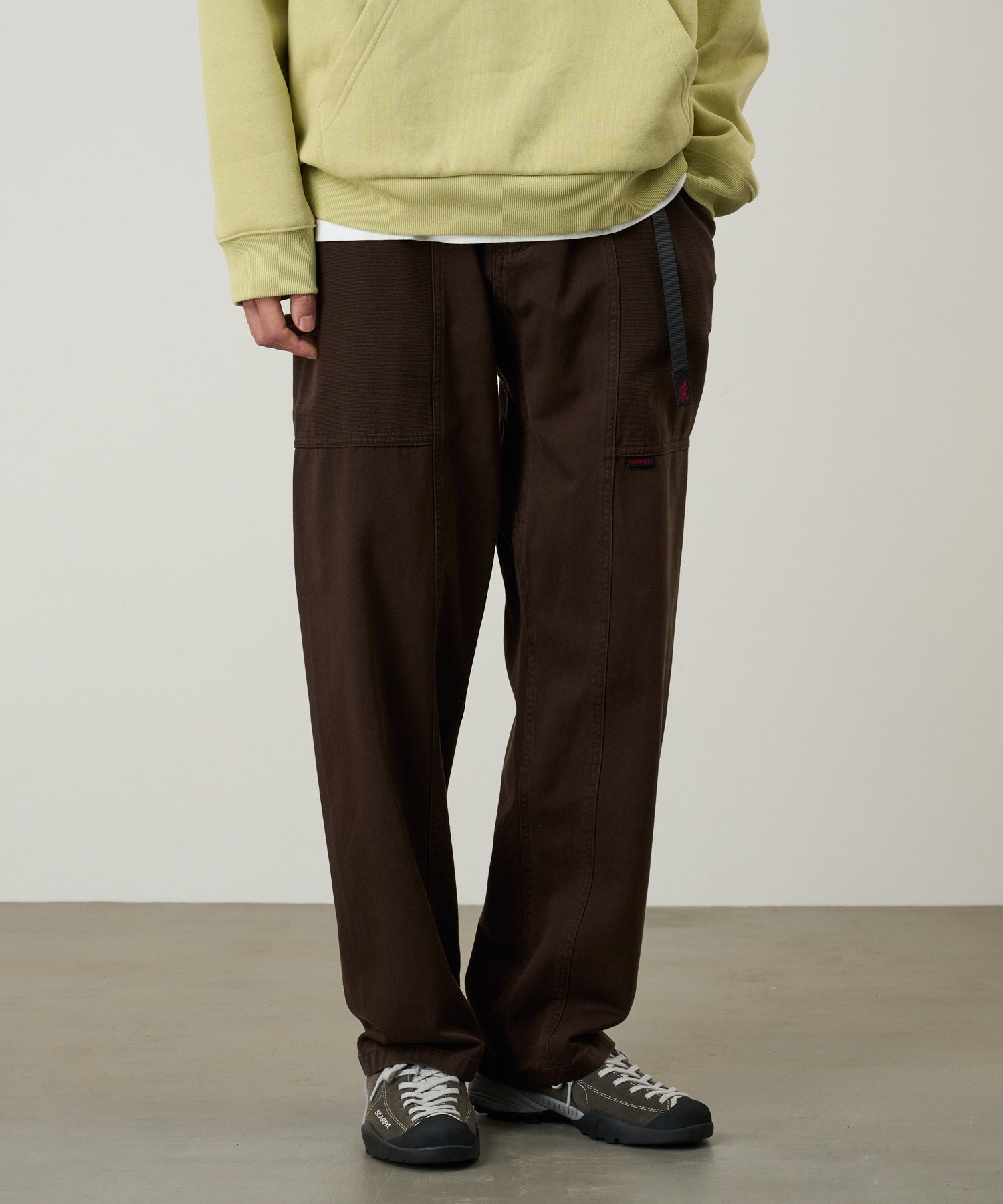 新品Gramicci GADGET PANT ブラウンM クライミングパンツ Gramicci Gadget Pants (Chocolate)