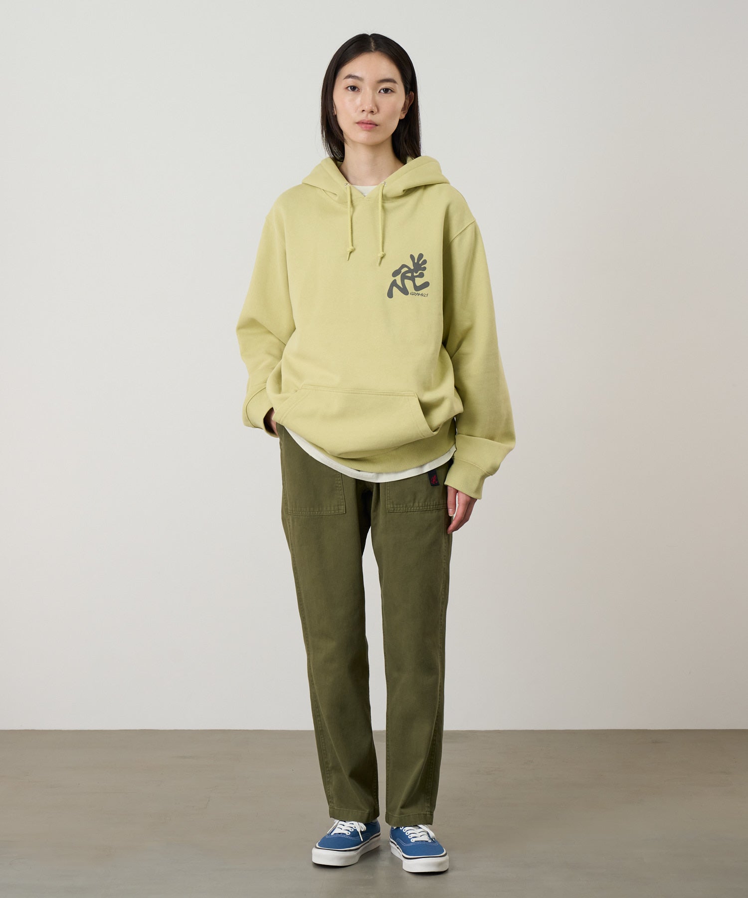 グラミチ　LOOSE TAPERED RIDGE PANT Sサイズ オリーブ Gramicci Loose Tapered Ridge Pants (Olive)