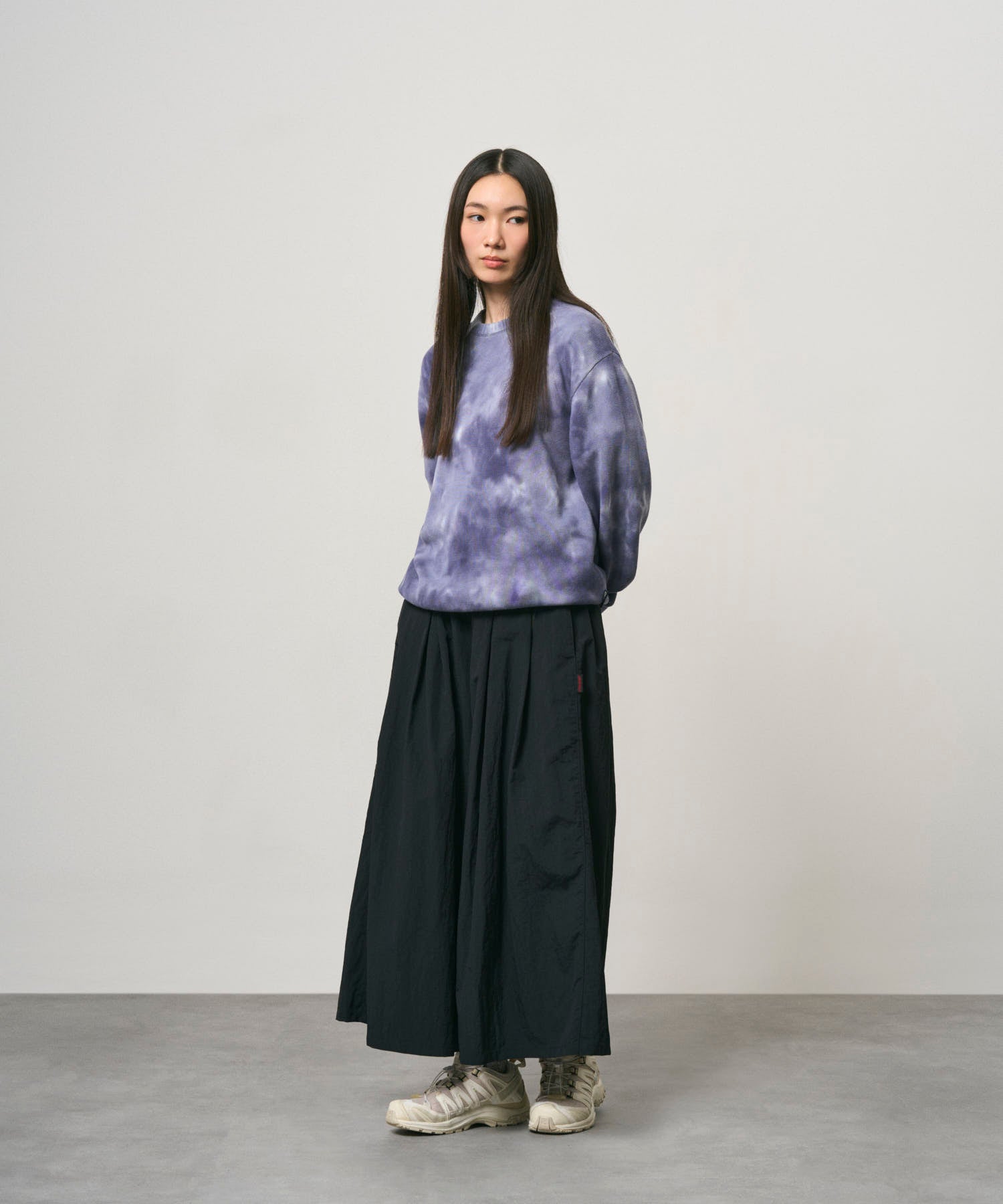 Gramicci Nylon Flare Pants (Black)