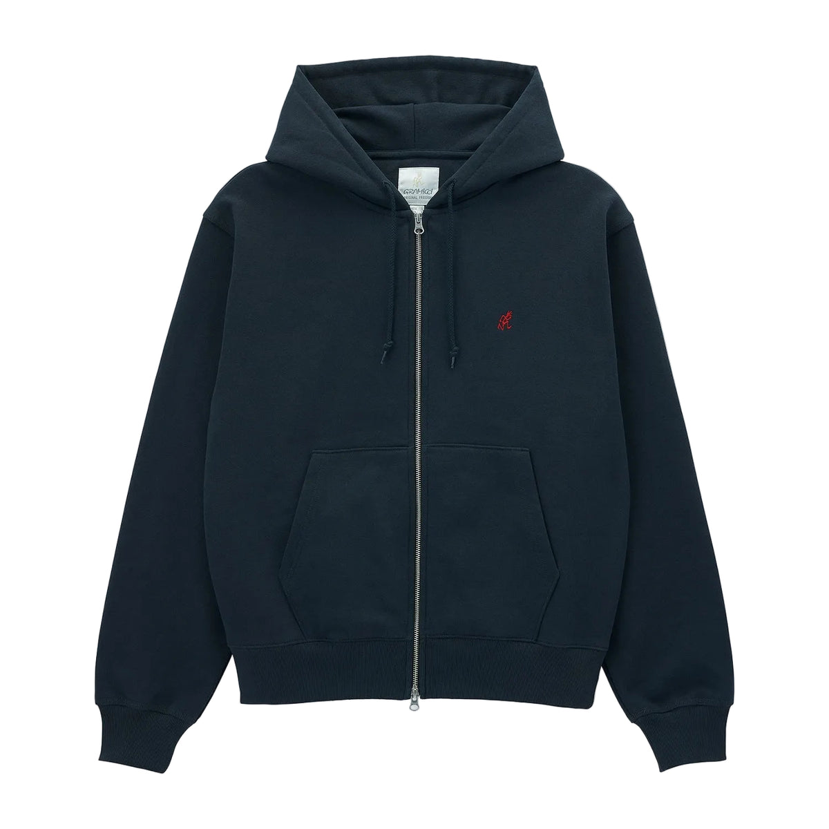 Gramicci One Point Zip Hooded Sweatshirt (Vintage Black)
