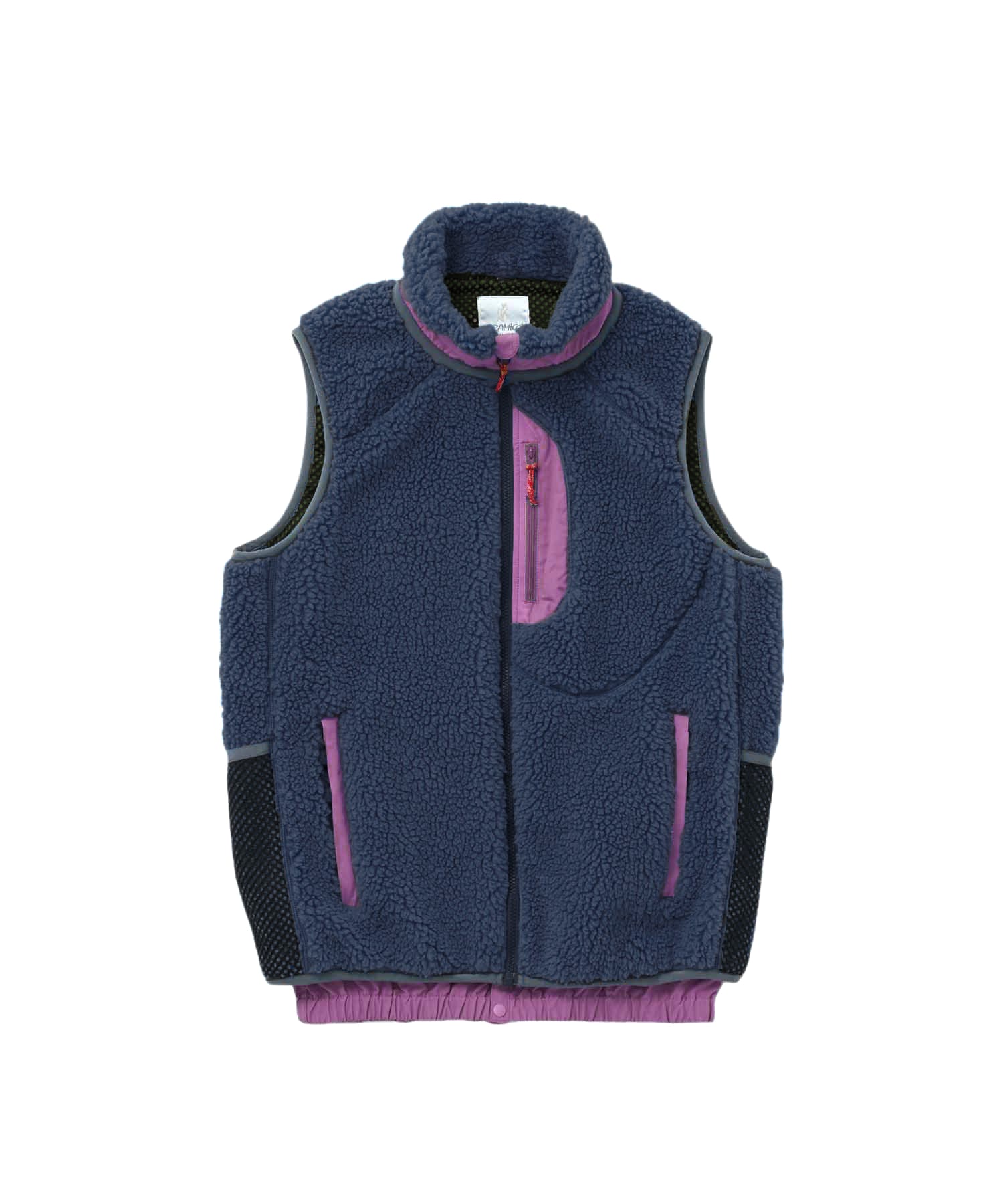 メンズウェア GGR MSG LOGO FLEECE FULL ZIP VEST メンズウェア GGR MSG LOGO FLEECE FULL ZIP VEST メンズウェア GGR