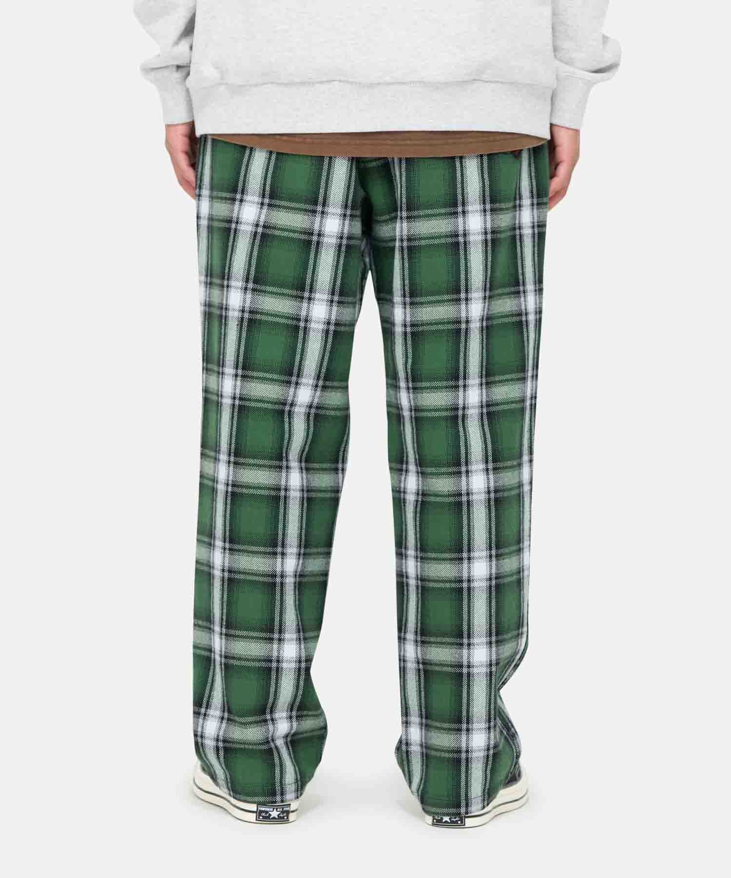 パンツ GRAMICCI FLANNEL STRETCH SLIM SLACKS L Gramicci Swell Flannel Checkered Pant