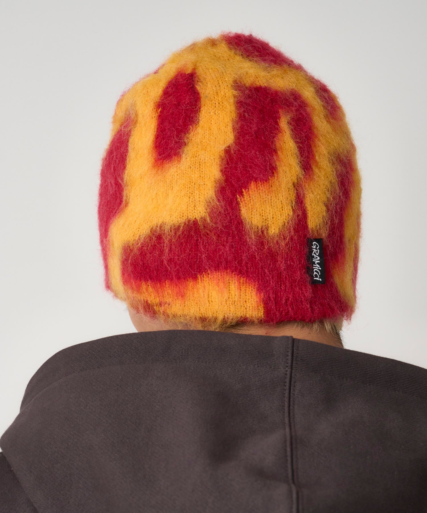Gramicci Mohair Burly Runningman Beanie (Burnt Orange)