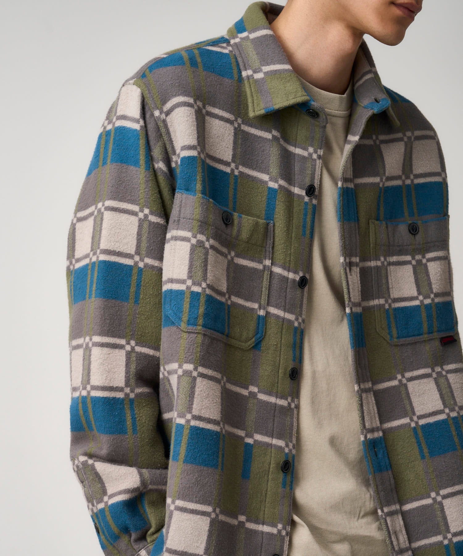 Gramicci Flannel Anthony Shirt (Silver Check)
