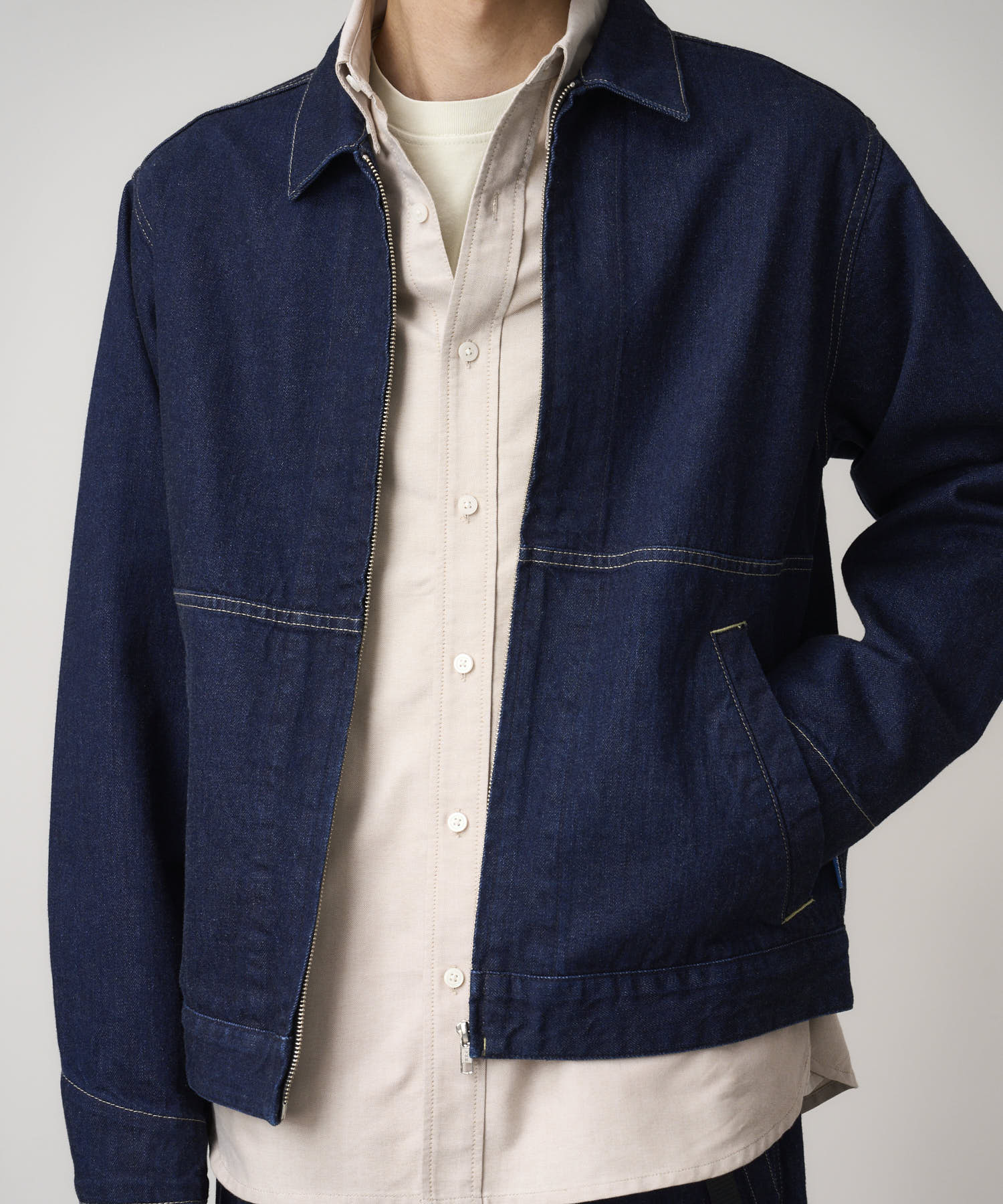 【未使用】Gramicci JAPANESE DENIM JACKET XL Gramicci Japanese Slub Denim Jacket (Indigo)