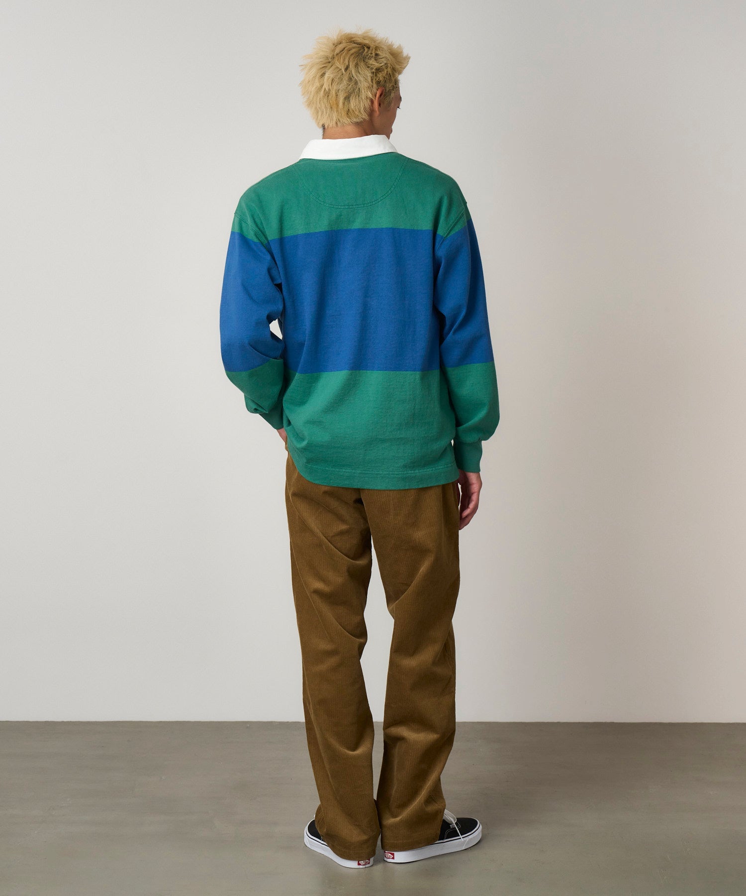 Gramicci Langdon Jersey Rugby Shirt (Cerulean / Emerald)
