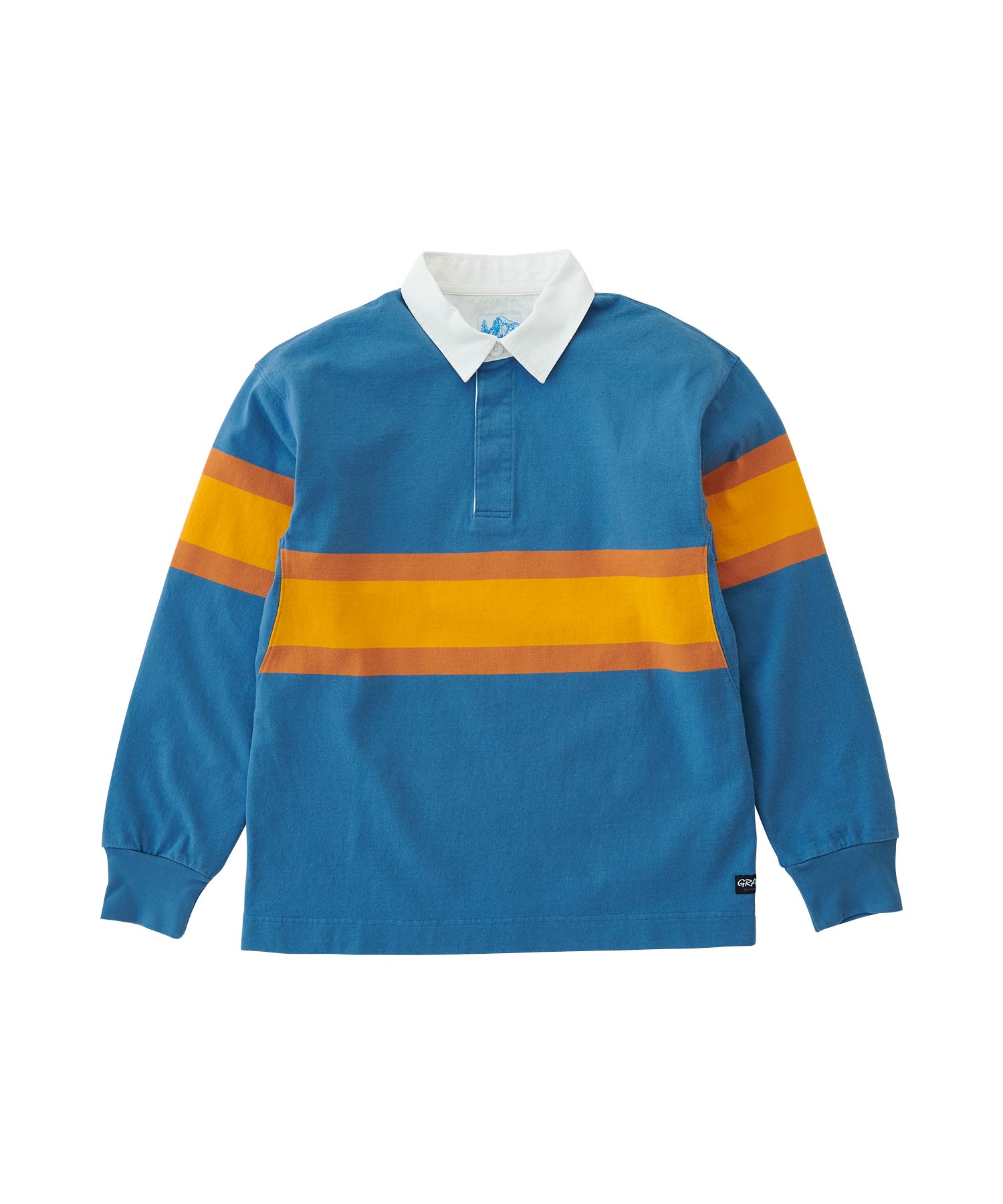 Gramicci Langdon Jersey Rugby Shirt (Sky / Apricot)