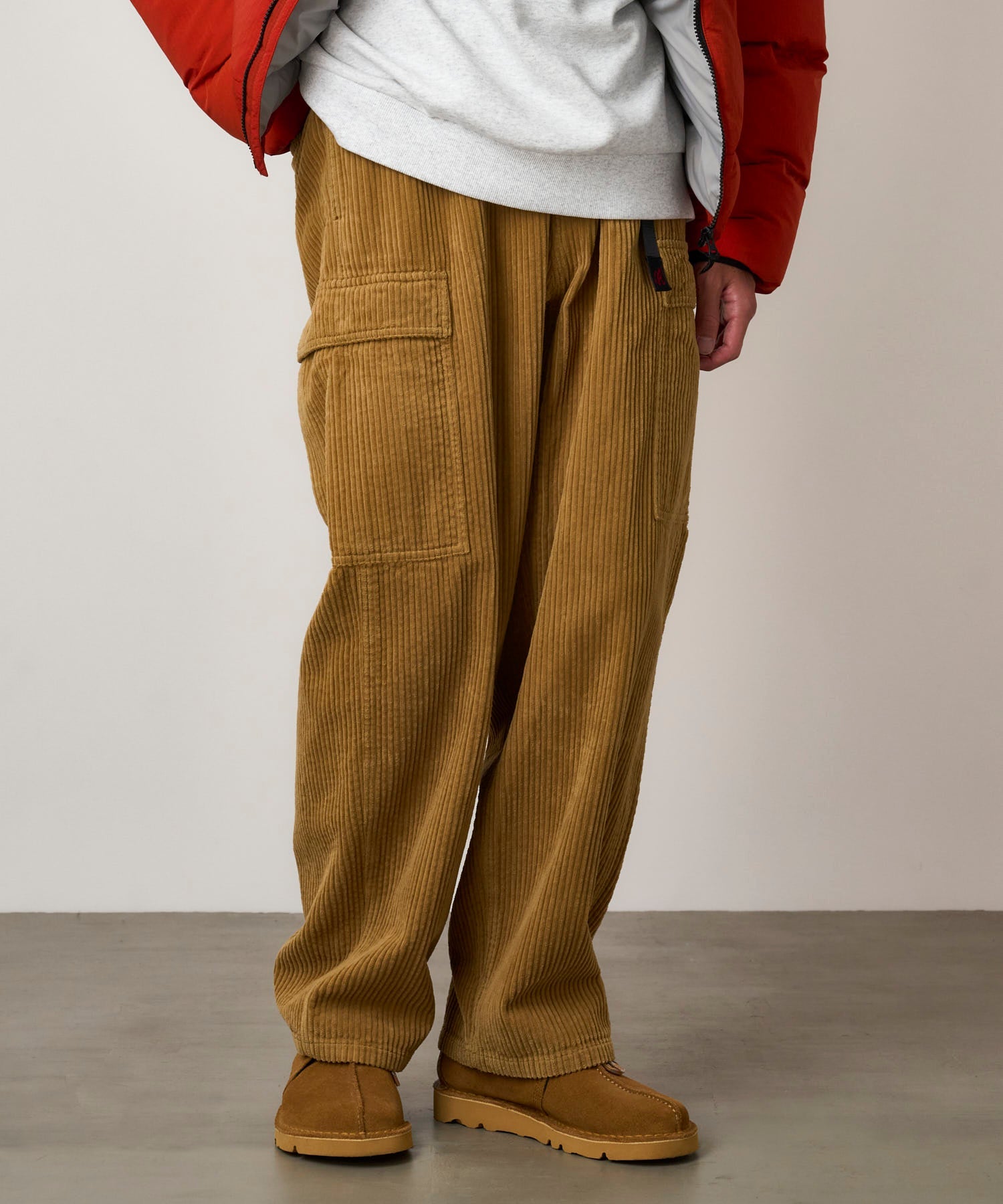 BROCKTON BIG CORDUROY PANTコーデュロイパンツ　グラミチ Gramicci Brockton Big Corduroy Pants (Brass)