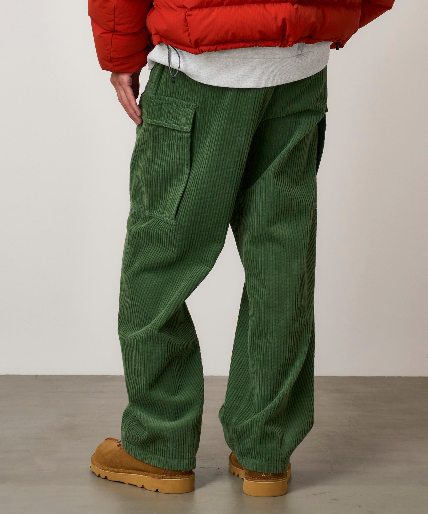 Gramicci Brockton Big Corduroy Pants (Pine Green)