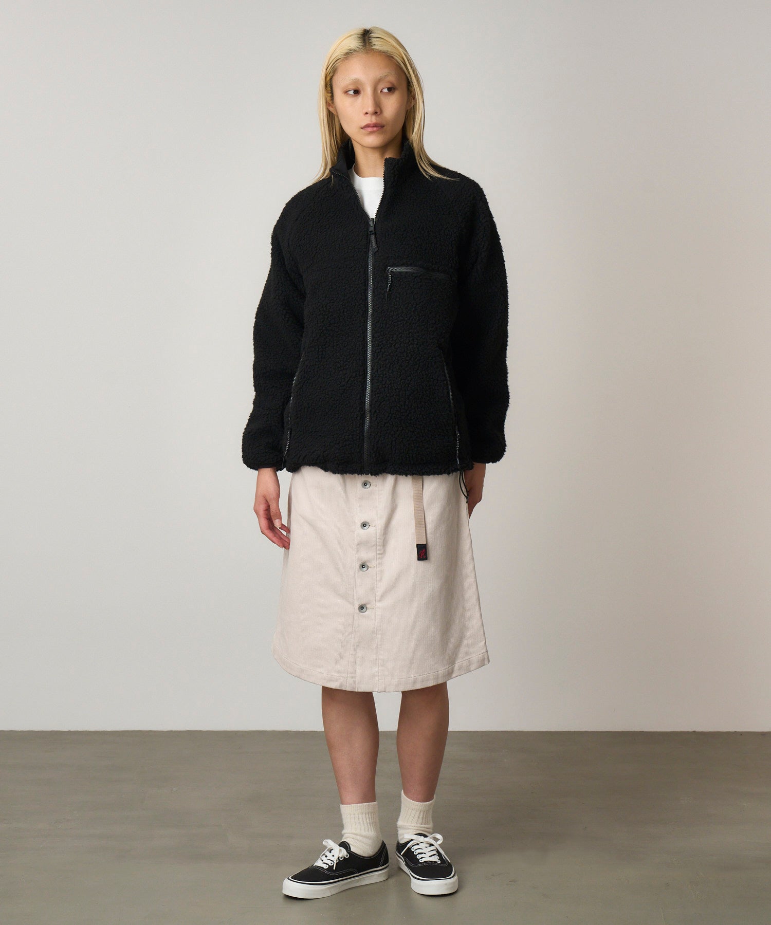 24AW GRAMICCI REVERSIBLE FLEECE VEST L ス