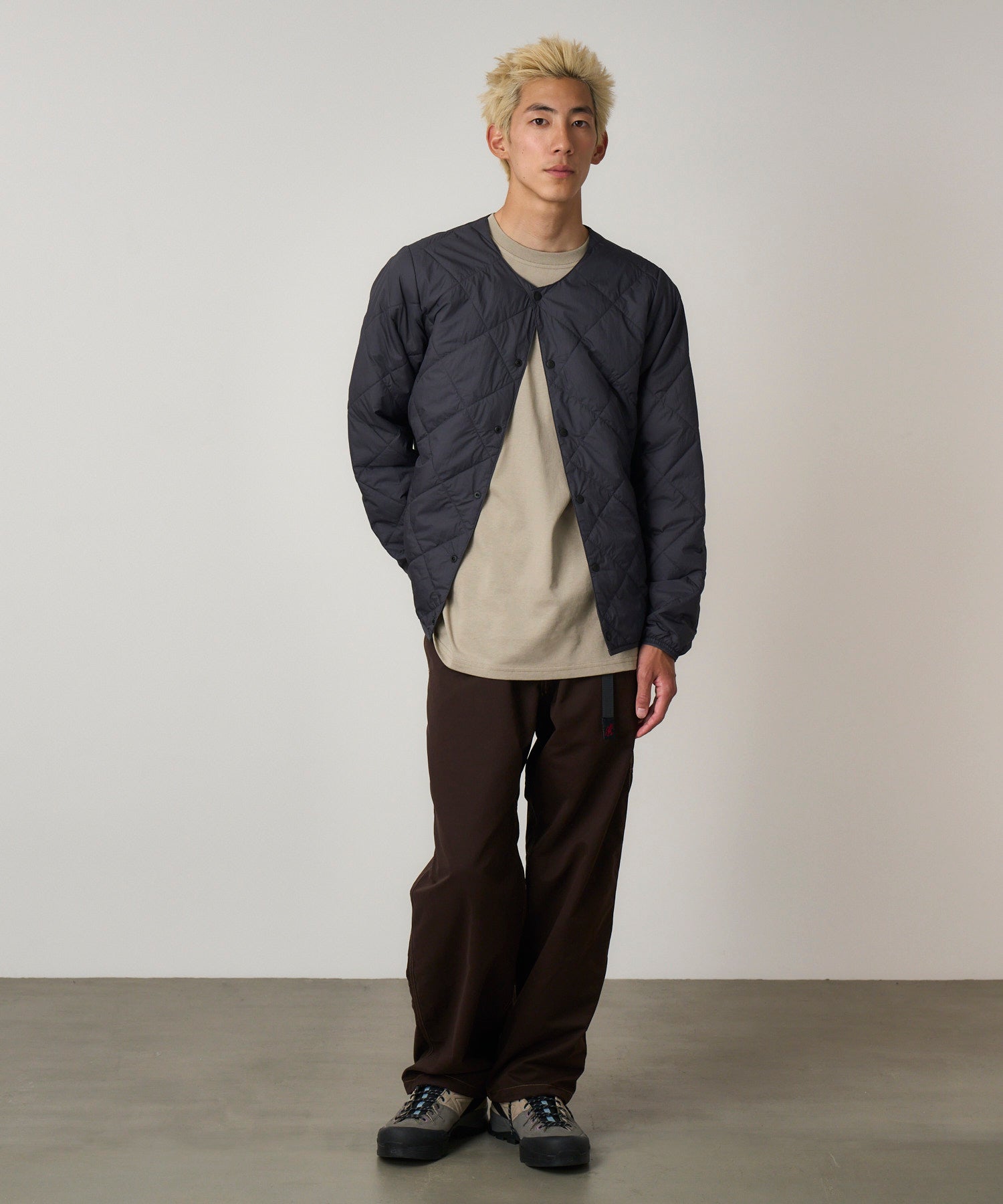 Gramicci Thermal Insulation Quilted Jacket (Black)