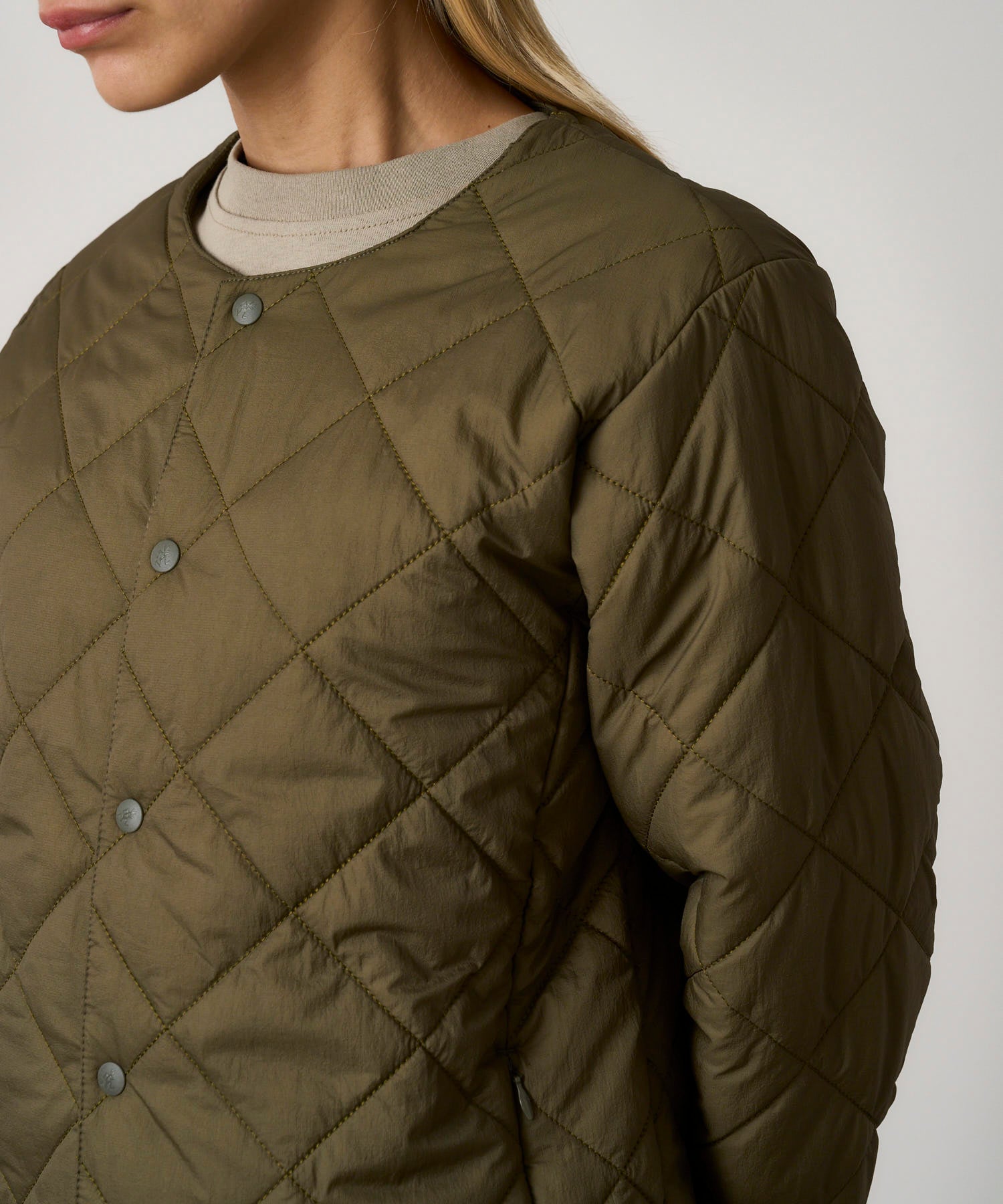 Gramicci Thermal Insulation Quilted Jacket (Deep Laurel)