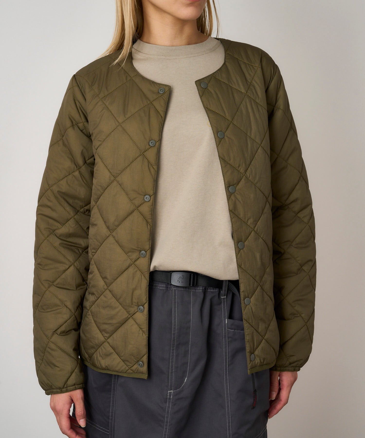 Gramicci Thermal Insulation Quilted Jacket (Deep Laurel)