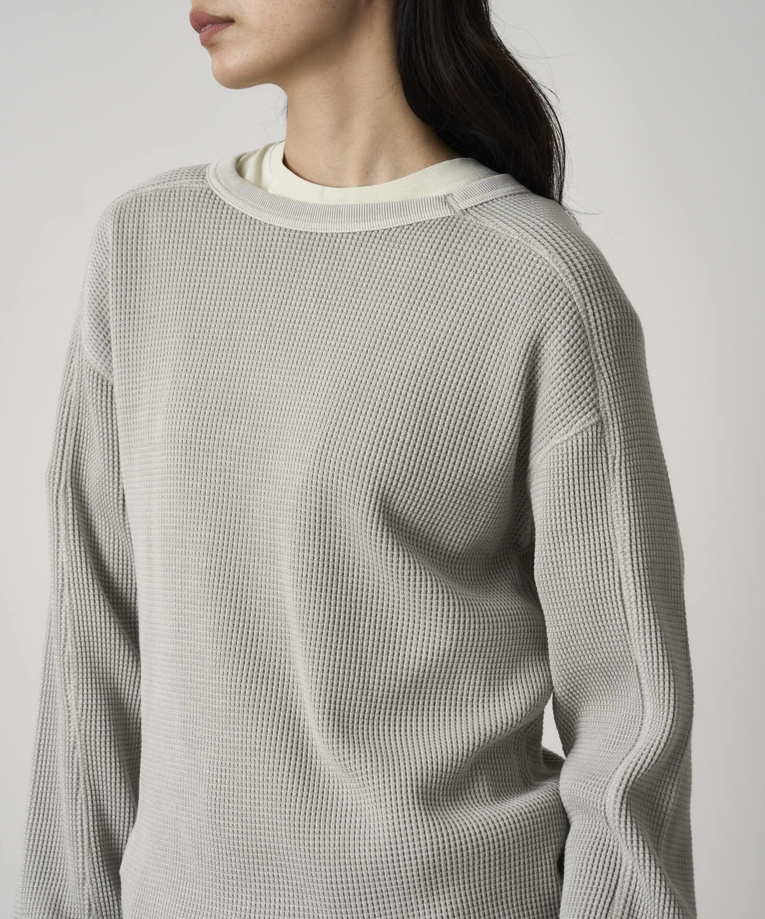 gramicci waffle crew Lサイズ Gramicci Waffle Crew Pullover