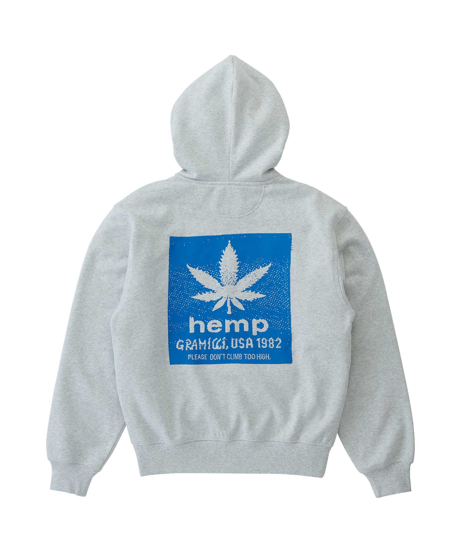 Gramicci Hemp Zip Hooded Sweatshirt (Heather Ash)