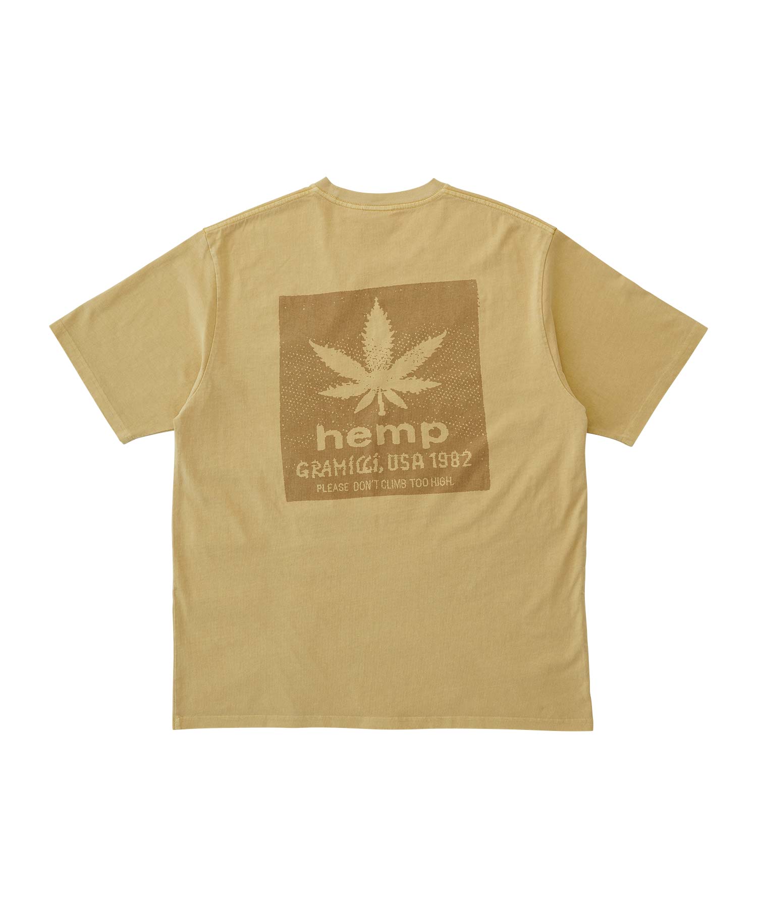 Gramicci Hemp Tee (Mustard Pigment)