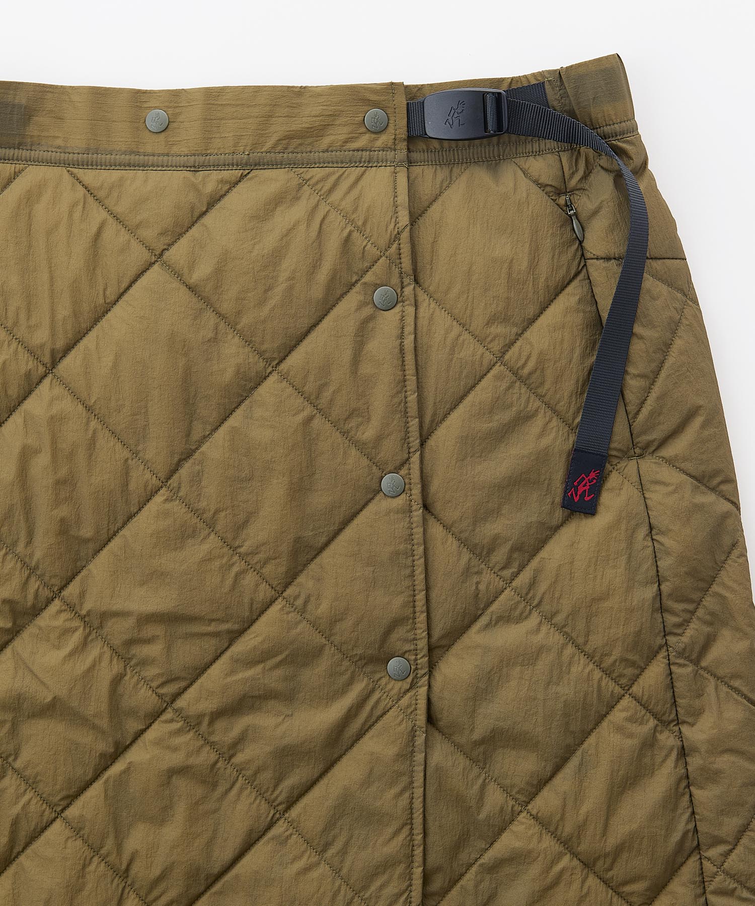 Gramicci Thermal Insulation Quilted Skirt (Deep Laurel)