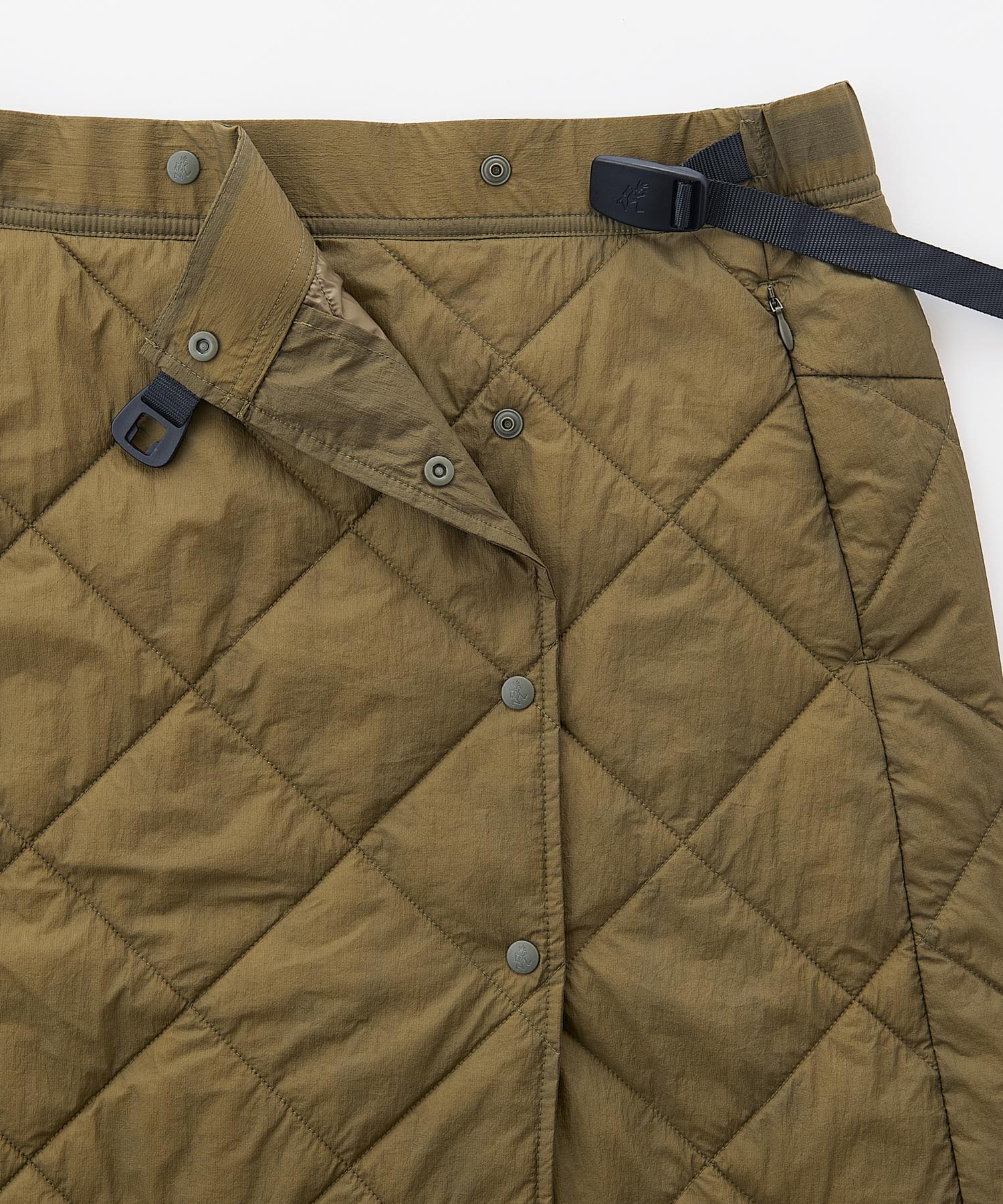 Gramicci Thermal Insulation Quilted Skirt (Navy)