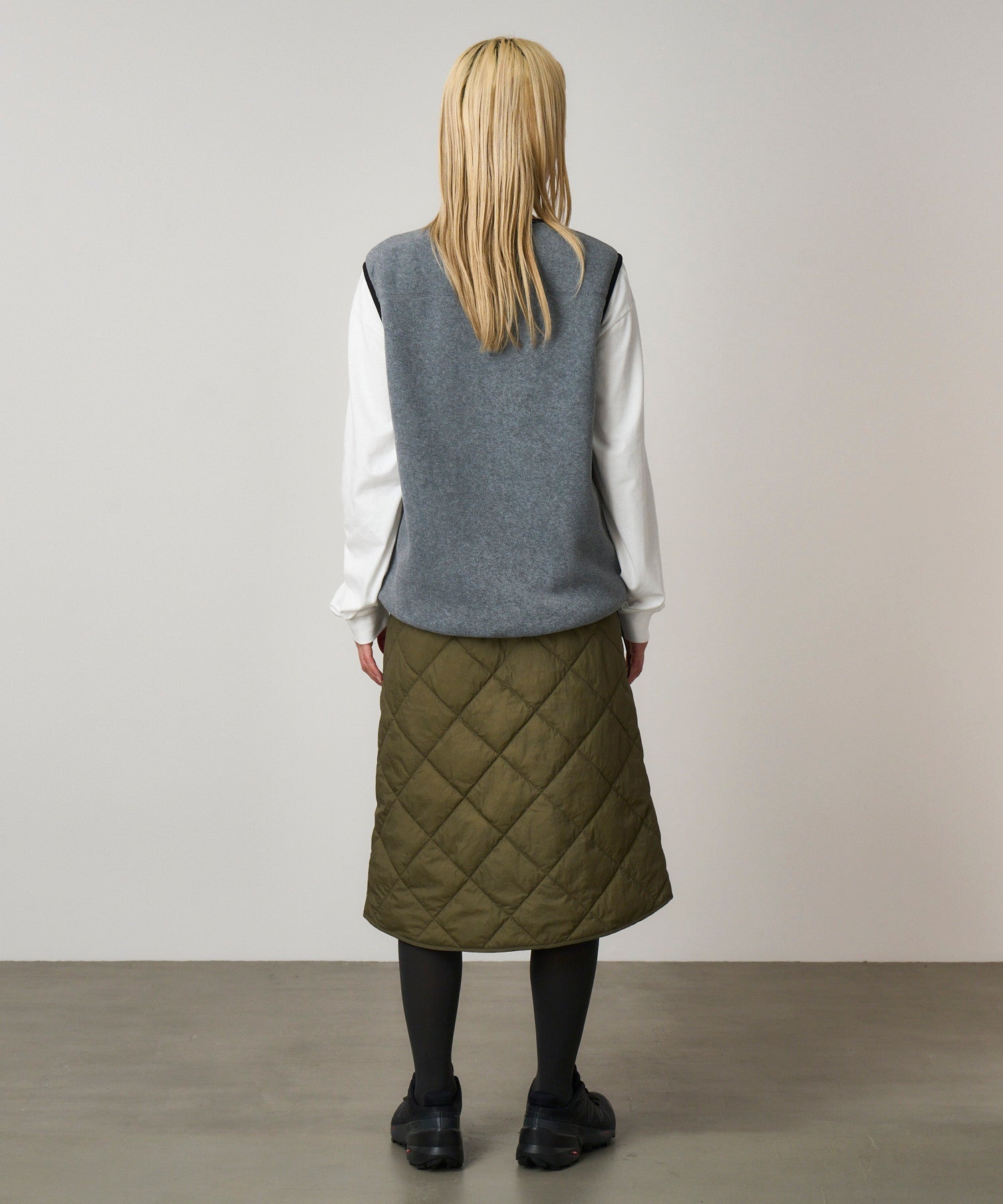 Gramicci Thermal Insulation Quilted Skirt (Deep Laurel)