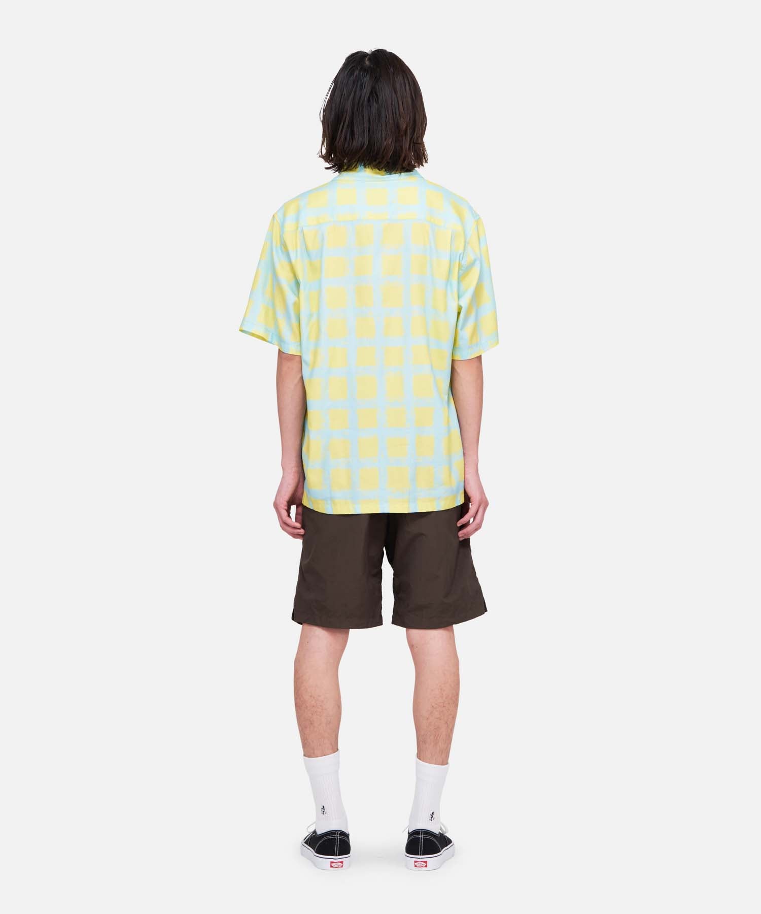 美品GRAMICCIグラミチCHECKERD RAYON SHIRT Gramicci Checkered Rayon Shirt