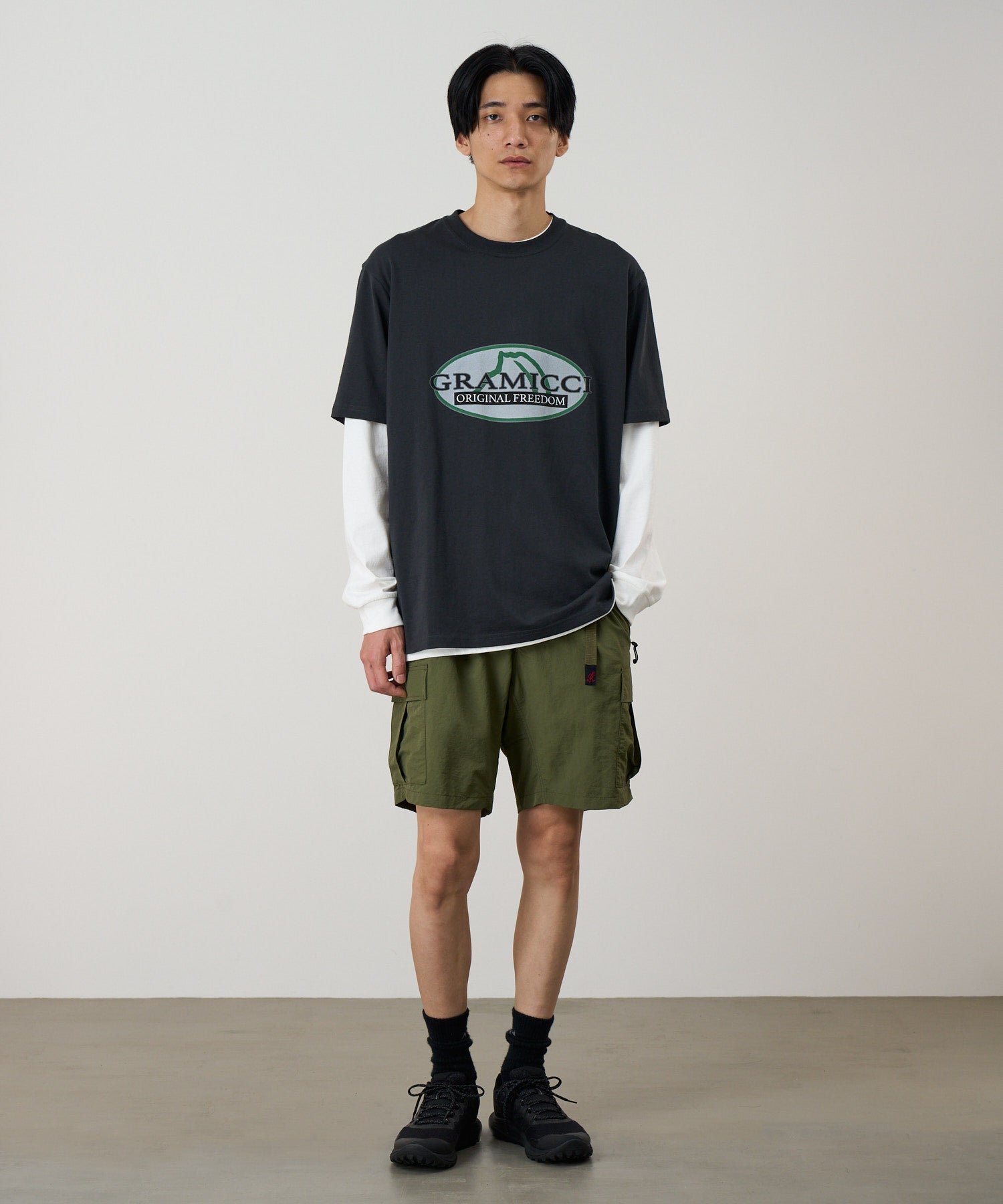 Gramicci Nylon Explorer Cargo Shorts (Olive)
