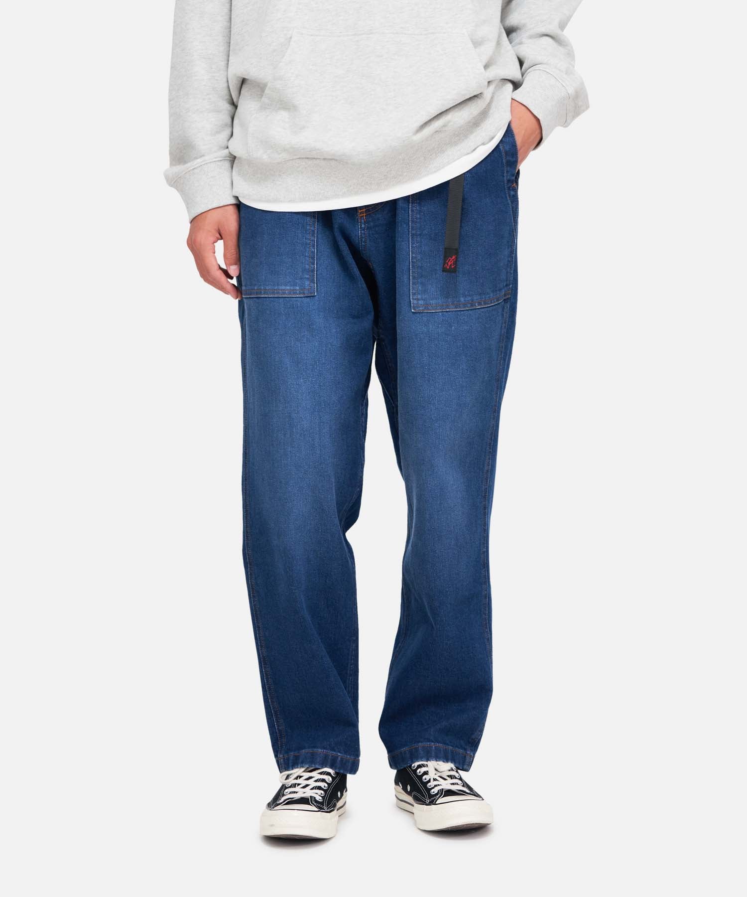 Gramicci 10oz Stretch Denim Loose Tapered Ridge Pant