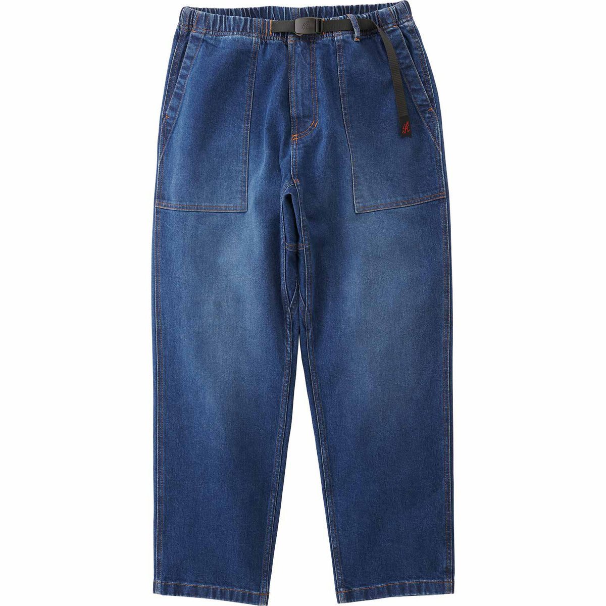 Gramicci 10oz stretch denim loose tapered ridge pant