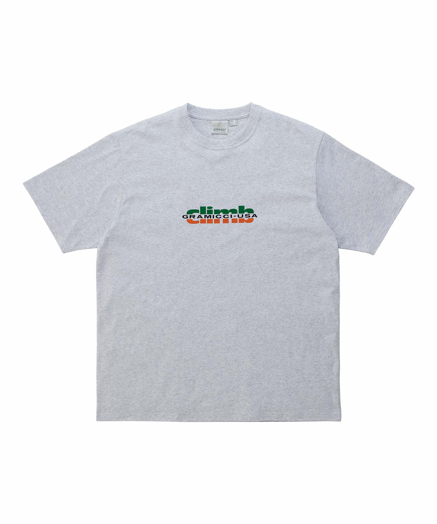 【関税込み】Gramicci グレー Climb Tシャツ クライムTシャツ｜CLIMB TEE｜Gramicci｜グラミチ公式通販サイト