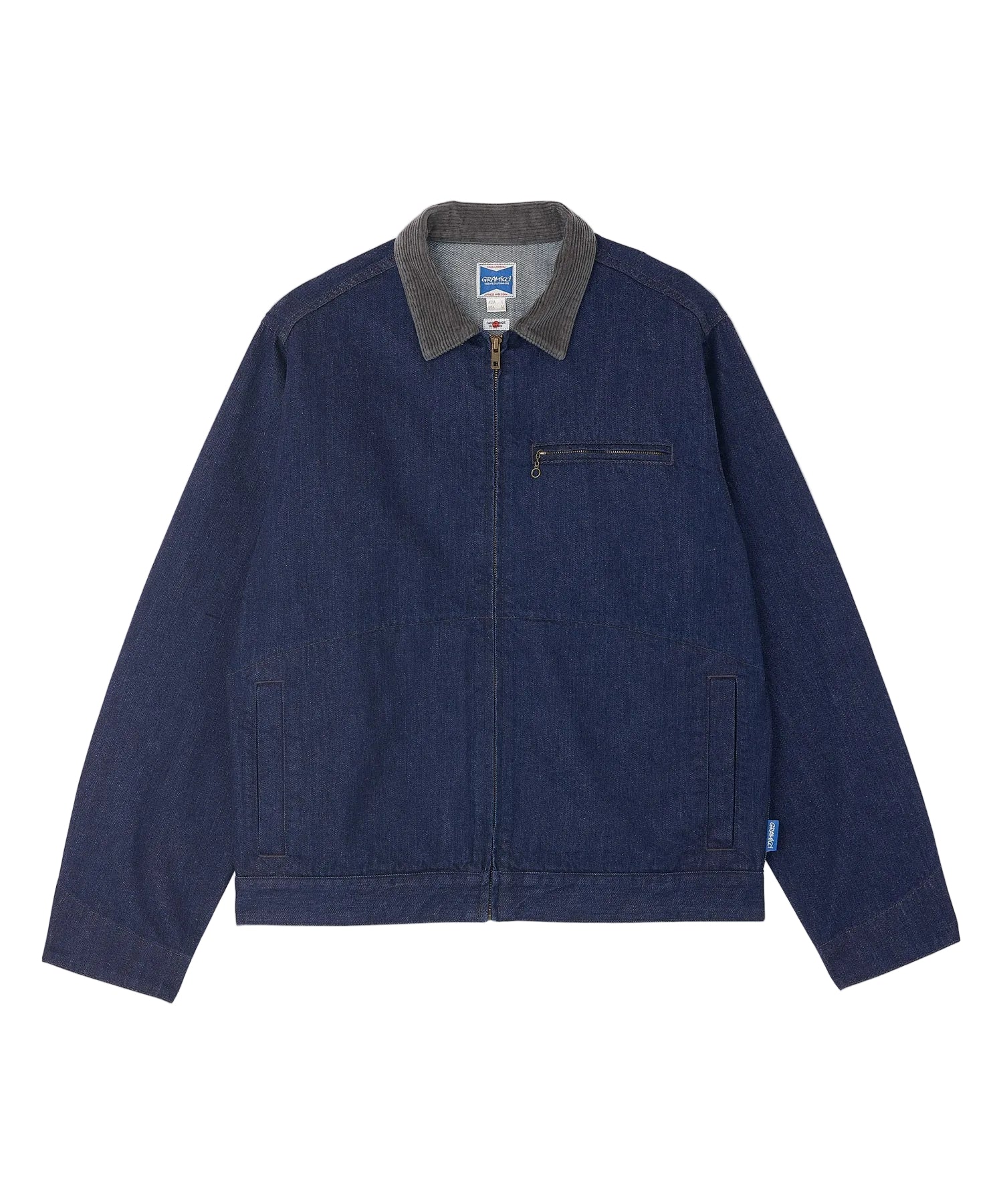 【未使用】Gramicci JAPANESE DENIM JACKET XL Gramicci Japanese Denim Trucker Jacket (Rinsed Indigo)