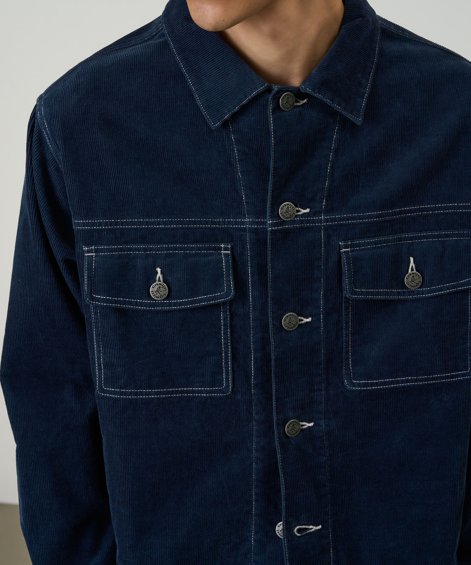Gramicci Corduroy Trucker Jacket (Navy)