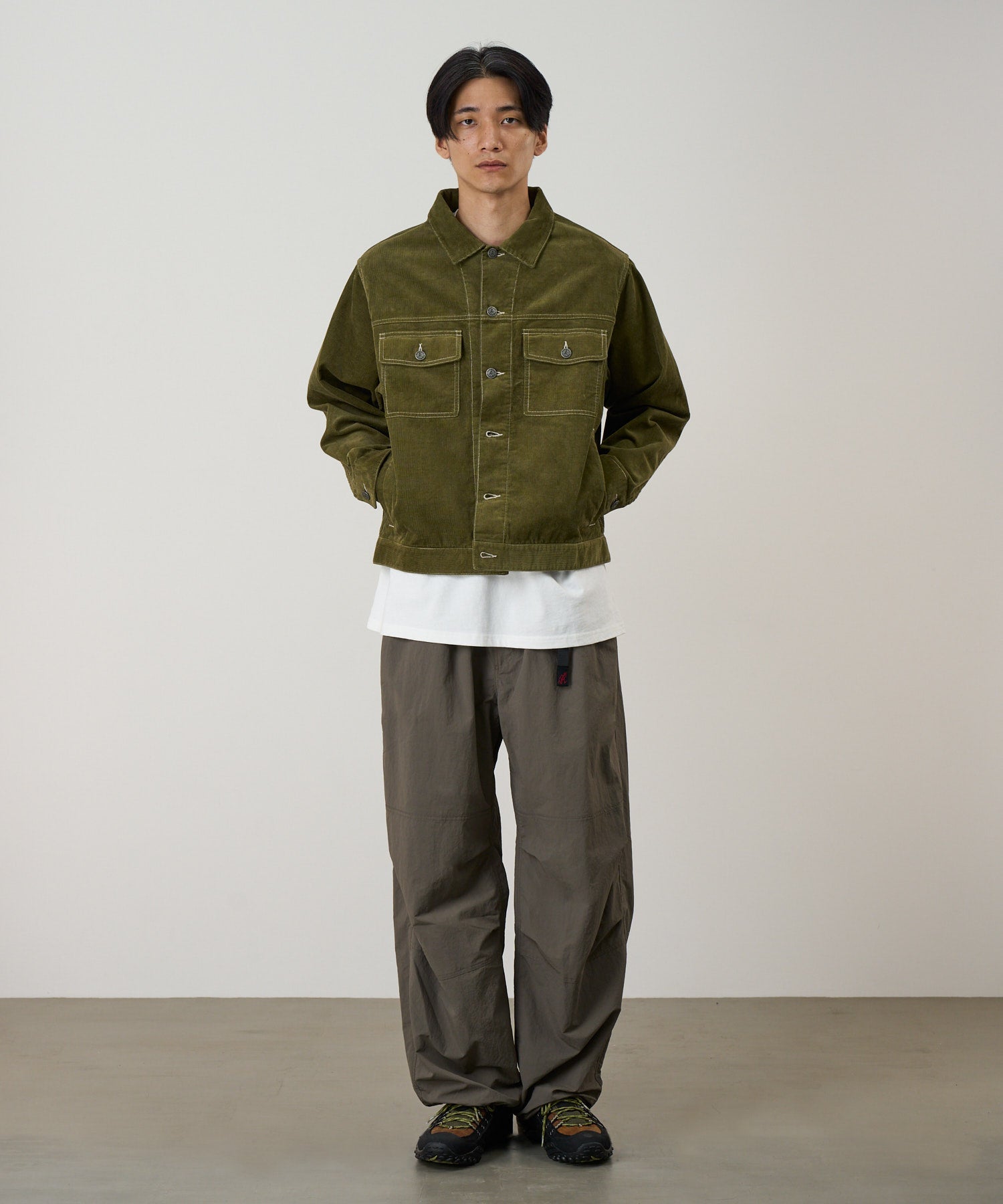 Gramicci Corduroy Trucker Jacket (Olive)