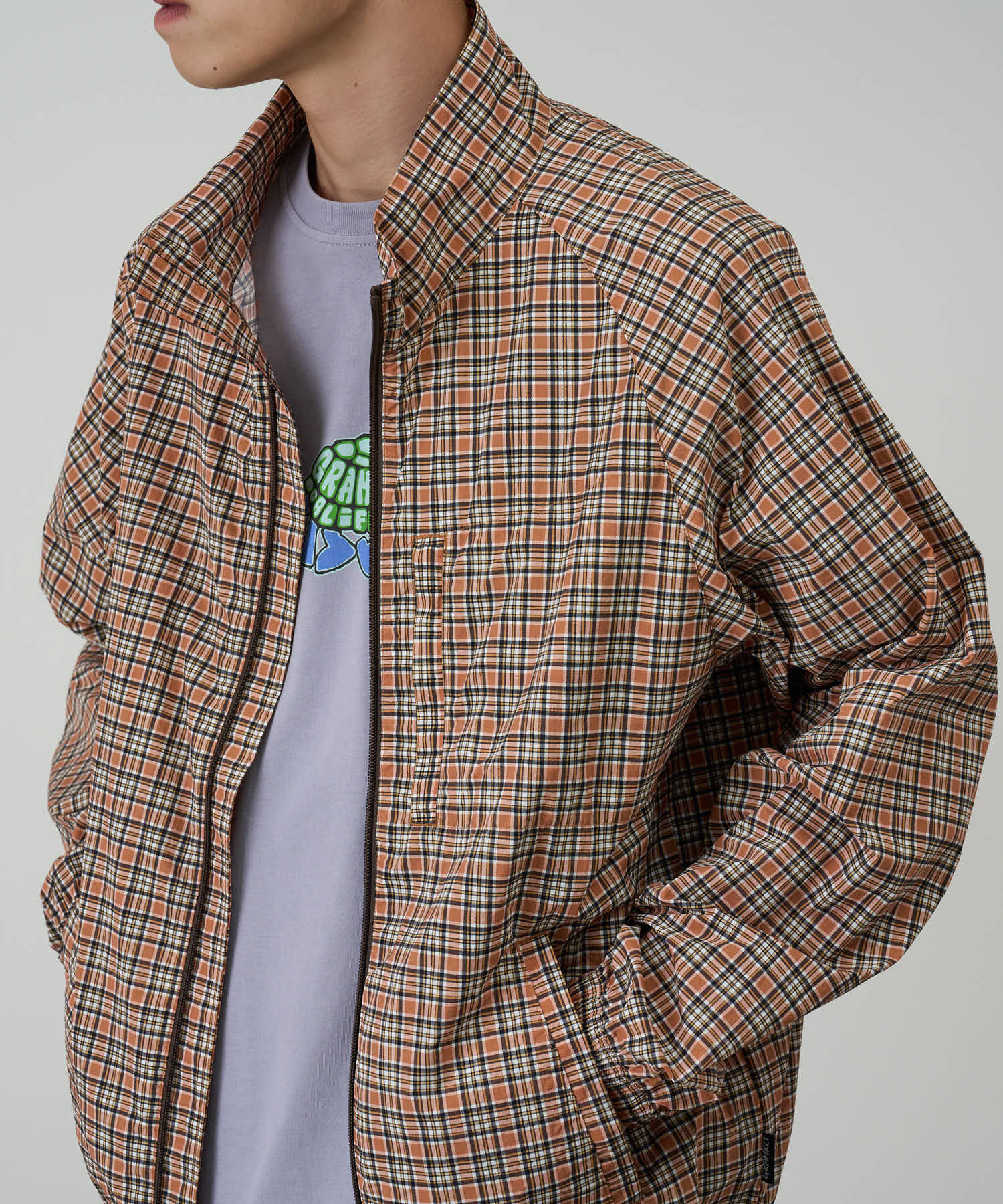 ジャケット・アウター gramicci CHECKERED SHELL JACKET Gramicci Checkered Shell Jacket (Brick Check)