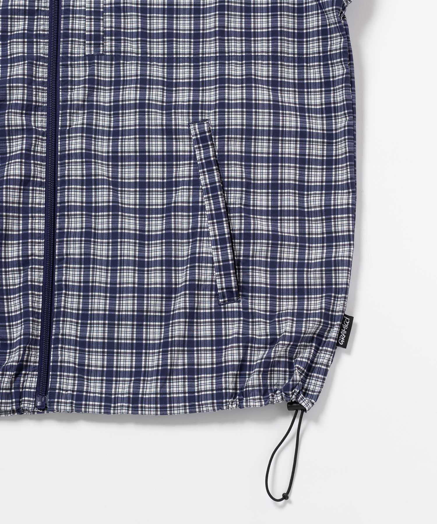 Gramicci Checkered Shell Jacket (Navy Check)