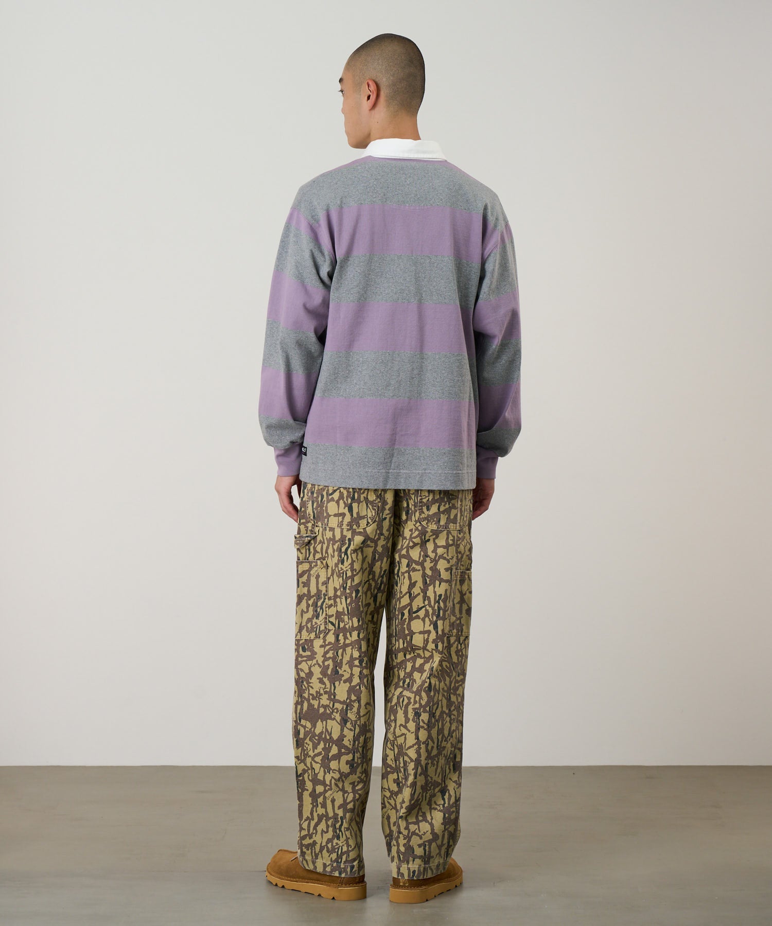 Gramicci Langdon Rugby Shirt (Heather / Purple)