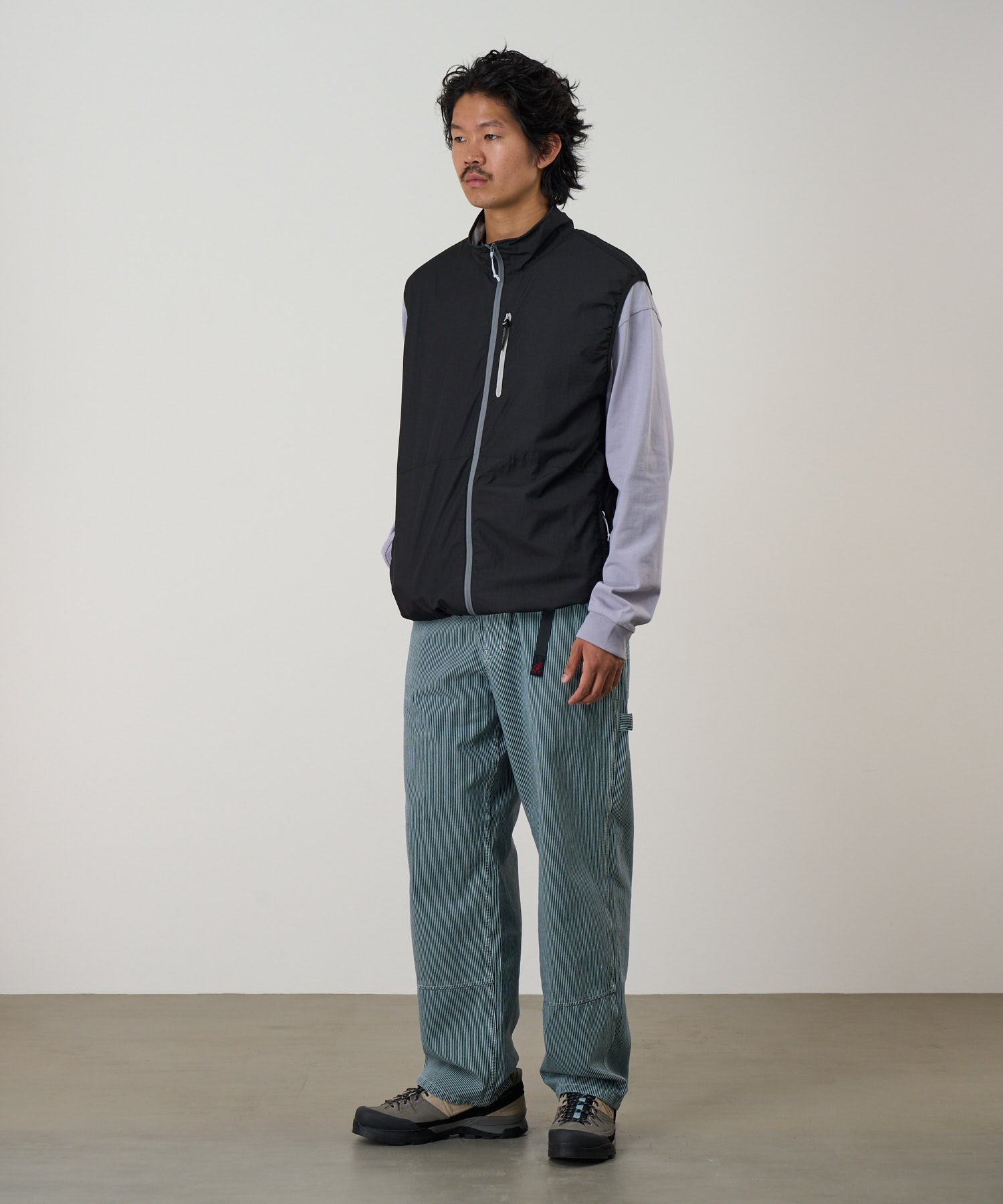 Gramicci Overdyed Hickory Work Pants (Navy)