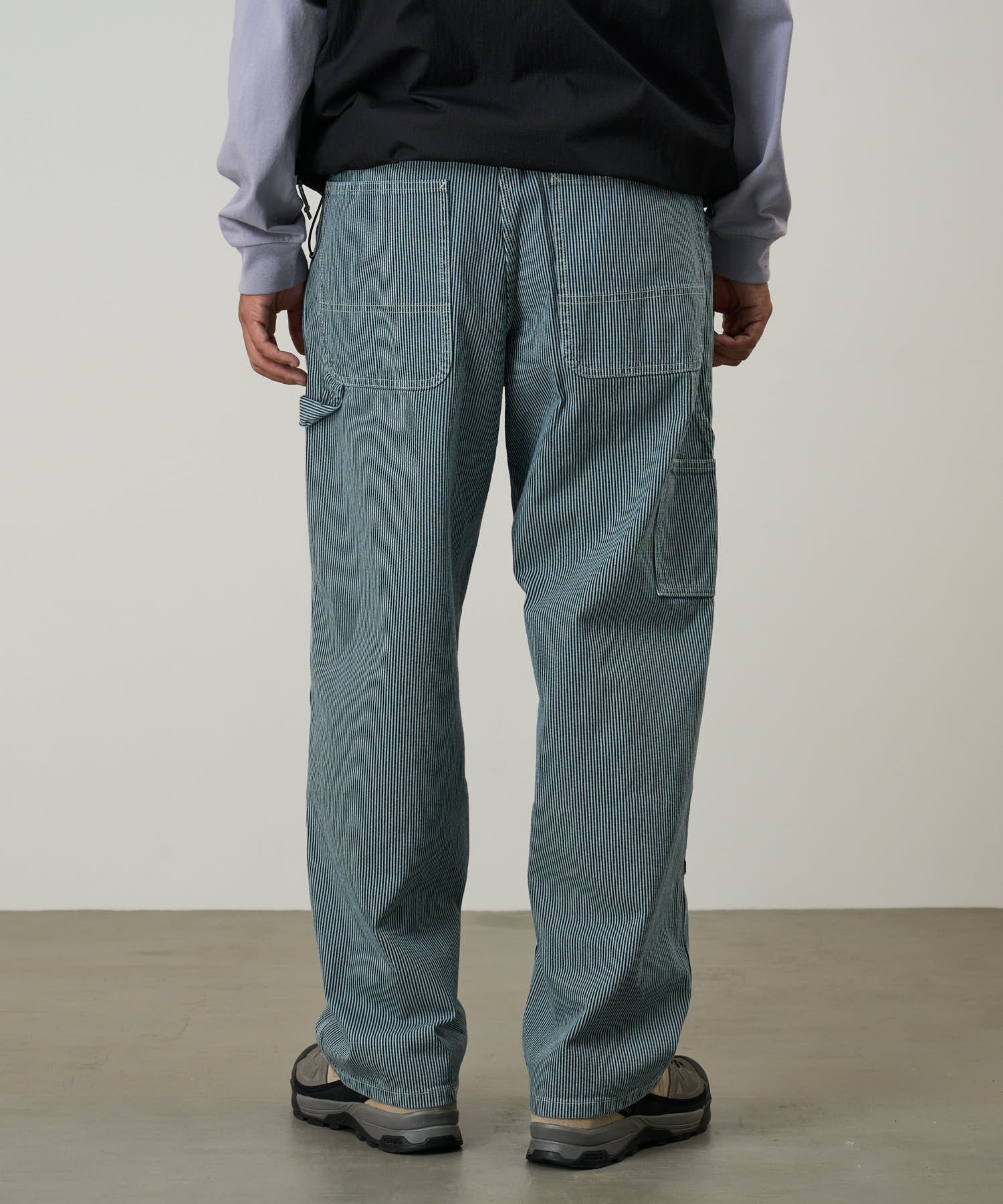 Gramicci Overdyed Hickory Work Pants (Navy)