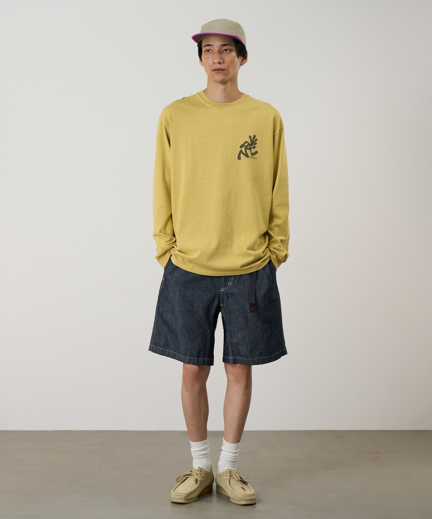 Gramicci Japanese Chambray Shorts (Navy)