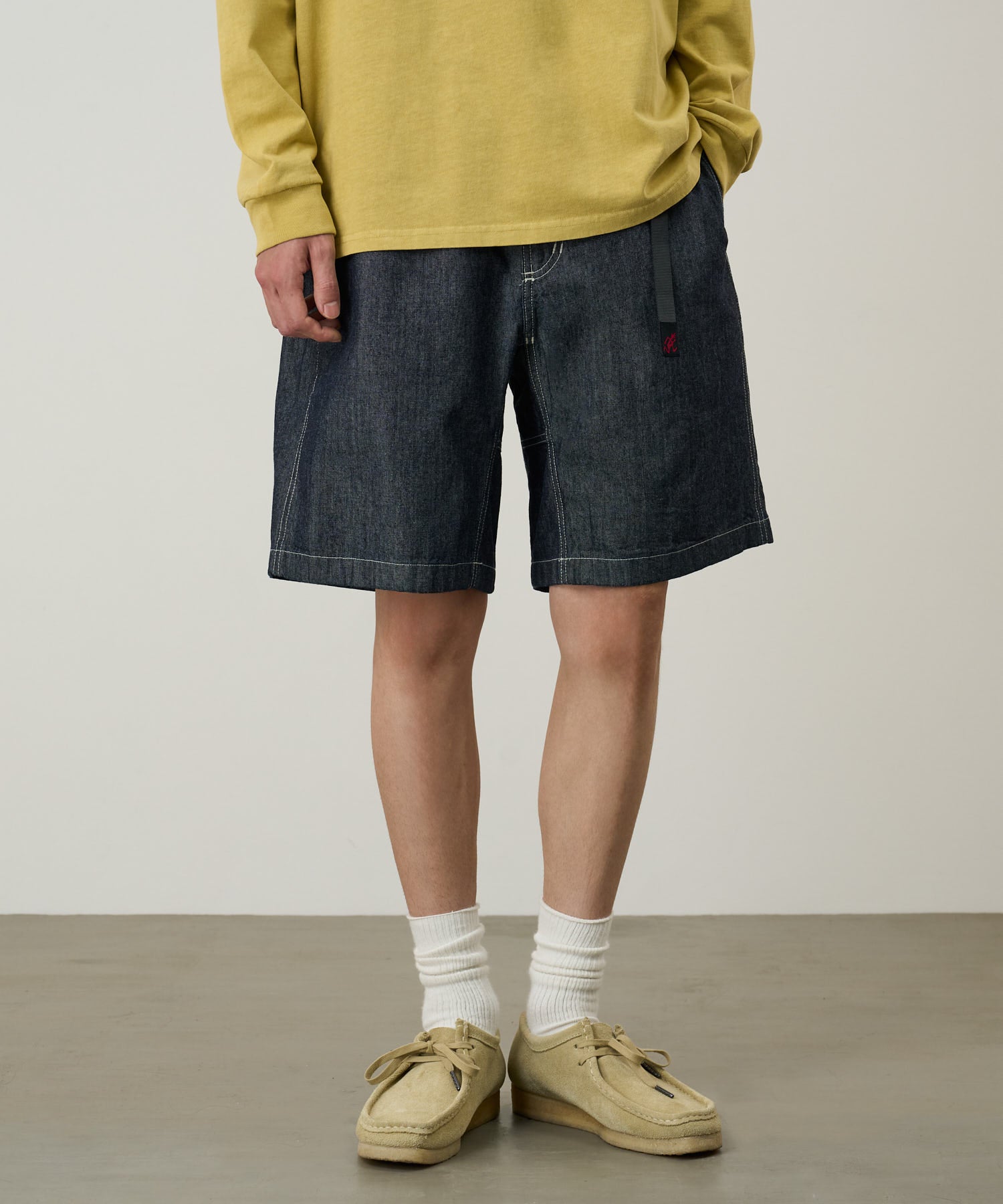 Gramicci Japanese Chambray Shorts (Navy)