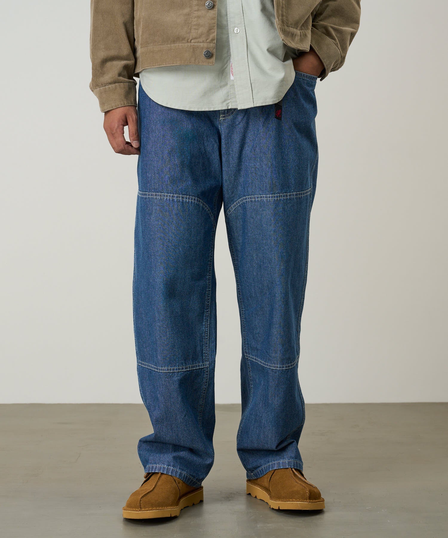 Gramicci Japanese Chambray Rock Slide Pants (Blue)
