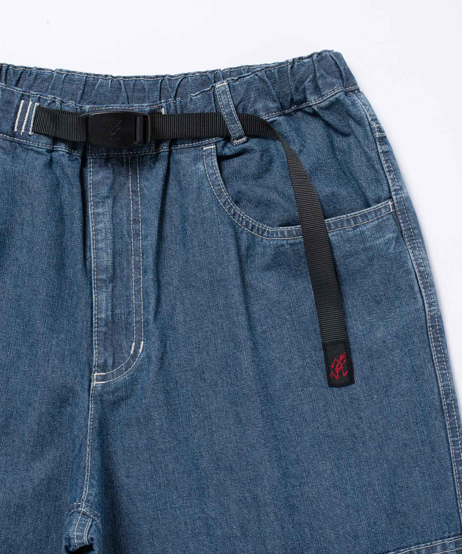 Gramicci Japanese Chambray Double Knee Pants (Blue)