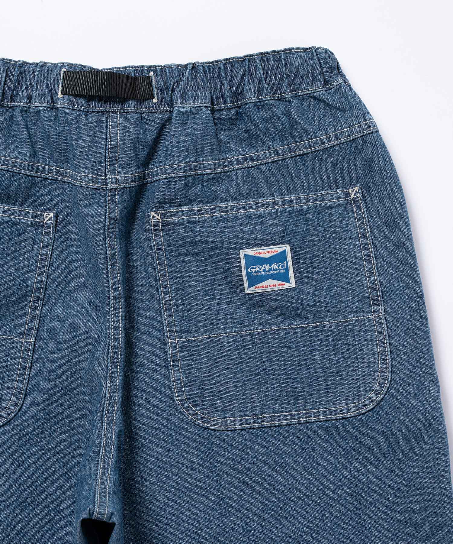 Gramicci Japanese Chambray Double Knee Pants (Blue)