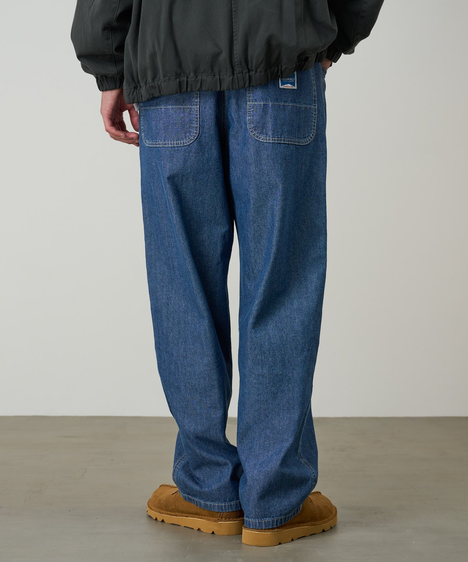 Gramicci Japanese Chambray Double Knee Pants (Blue)