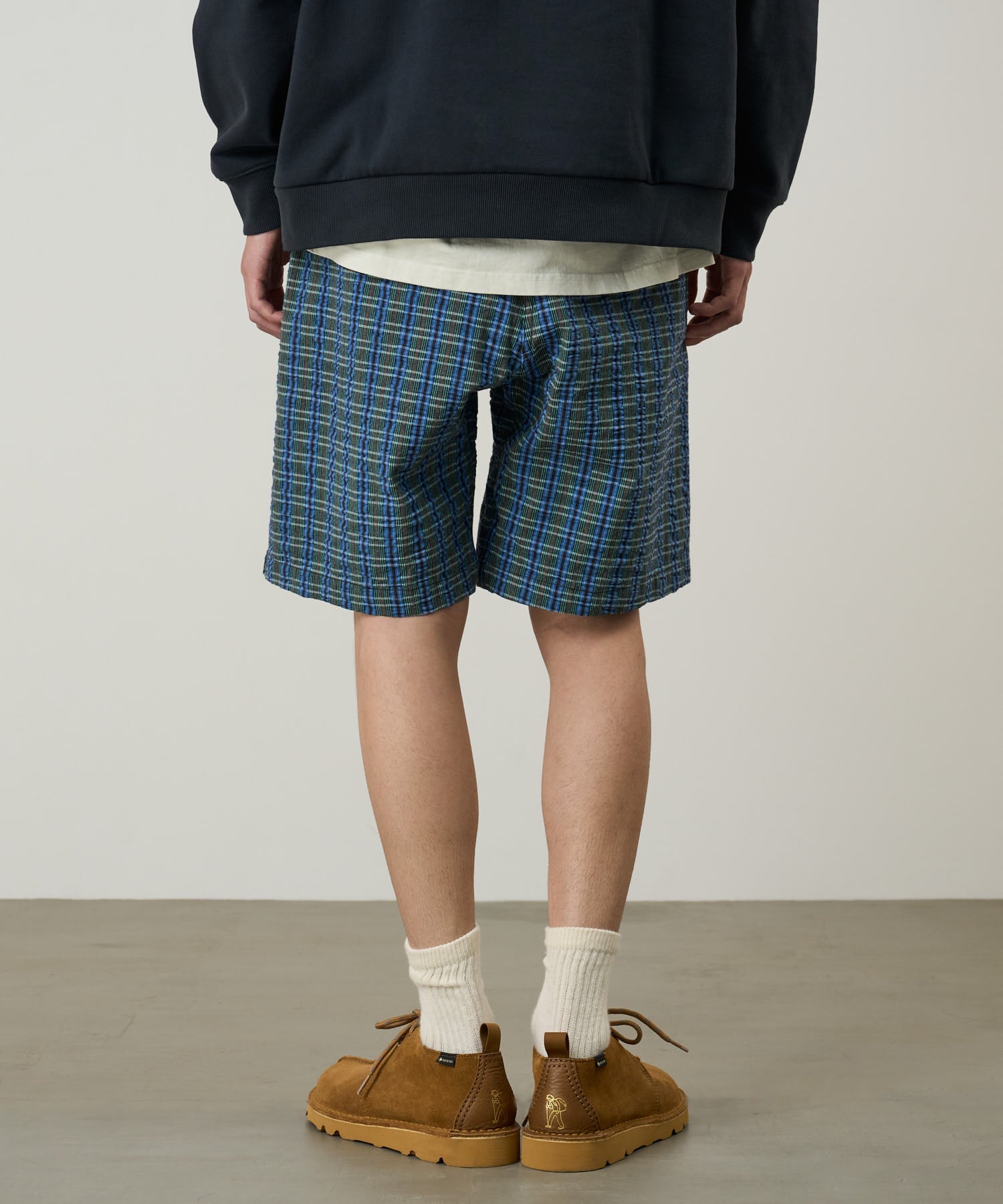 Gramicci O.G. Seersucker G-Shorts (Multi Stripe Plaid)