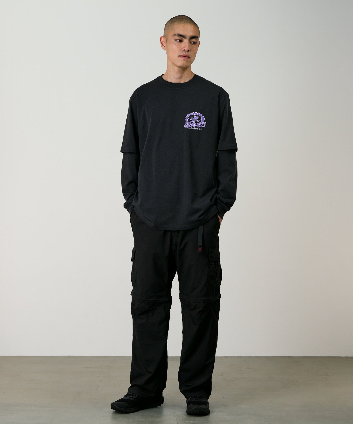 Gramicci Convertible Cargo Pants (Black)
