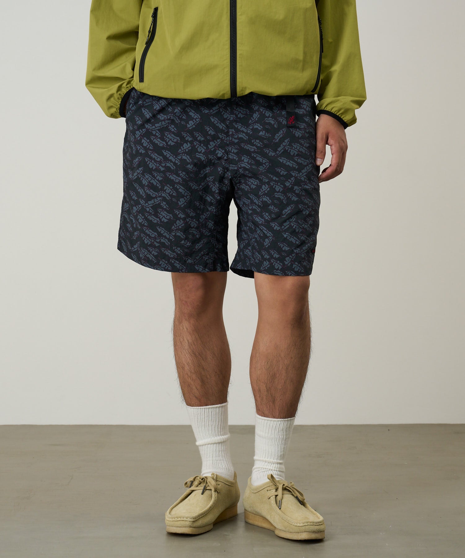 Gramicci Nylon Packable G-Shorts (Navy Leaf)