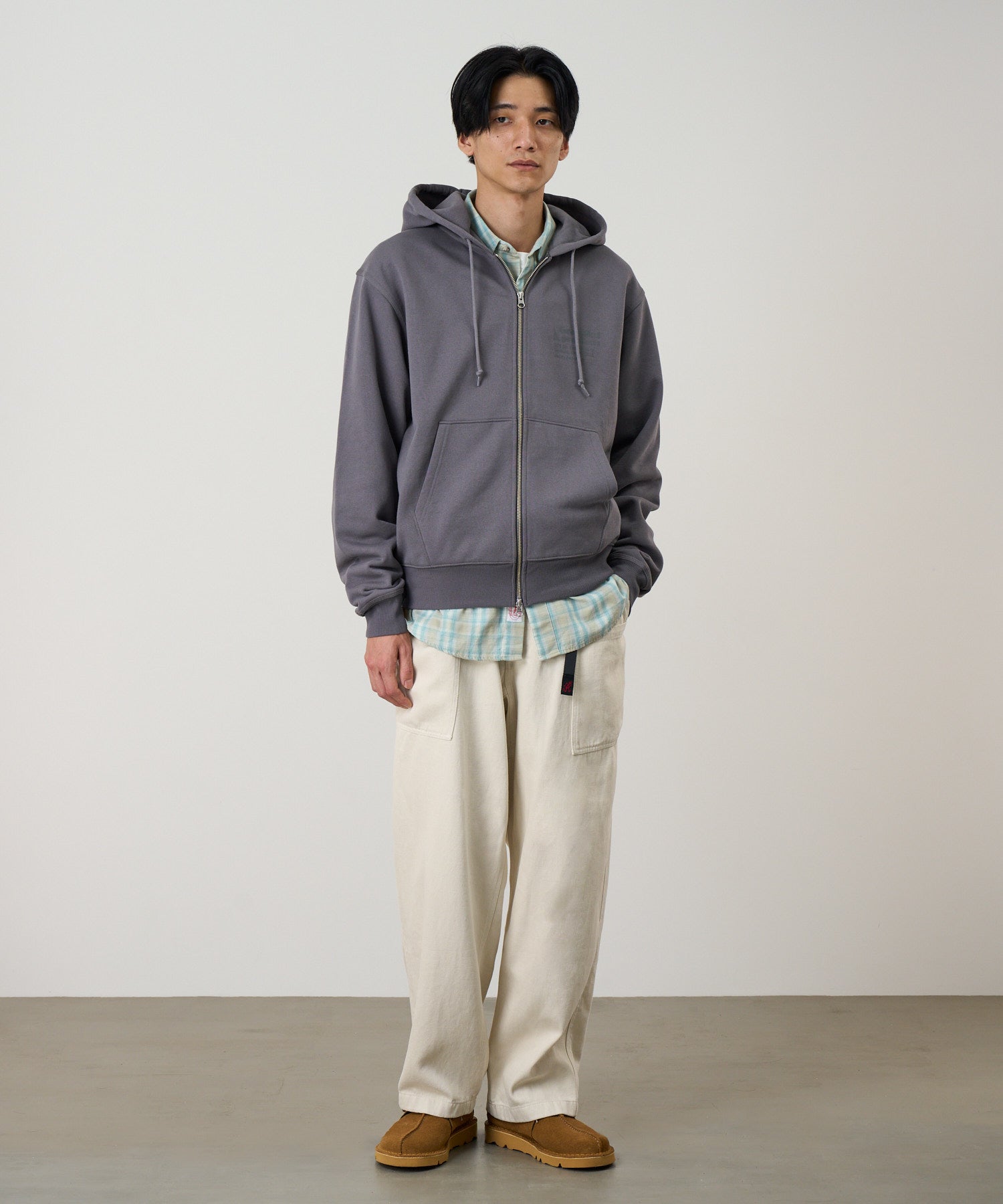 Gramicci G-Sail Zip Hooded Sweatshirt (Charcoal)