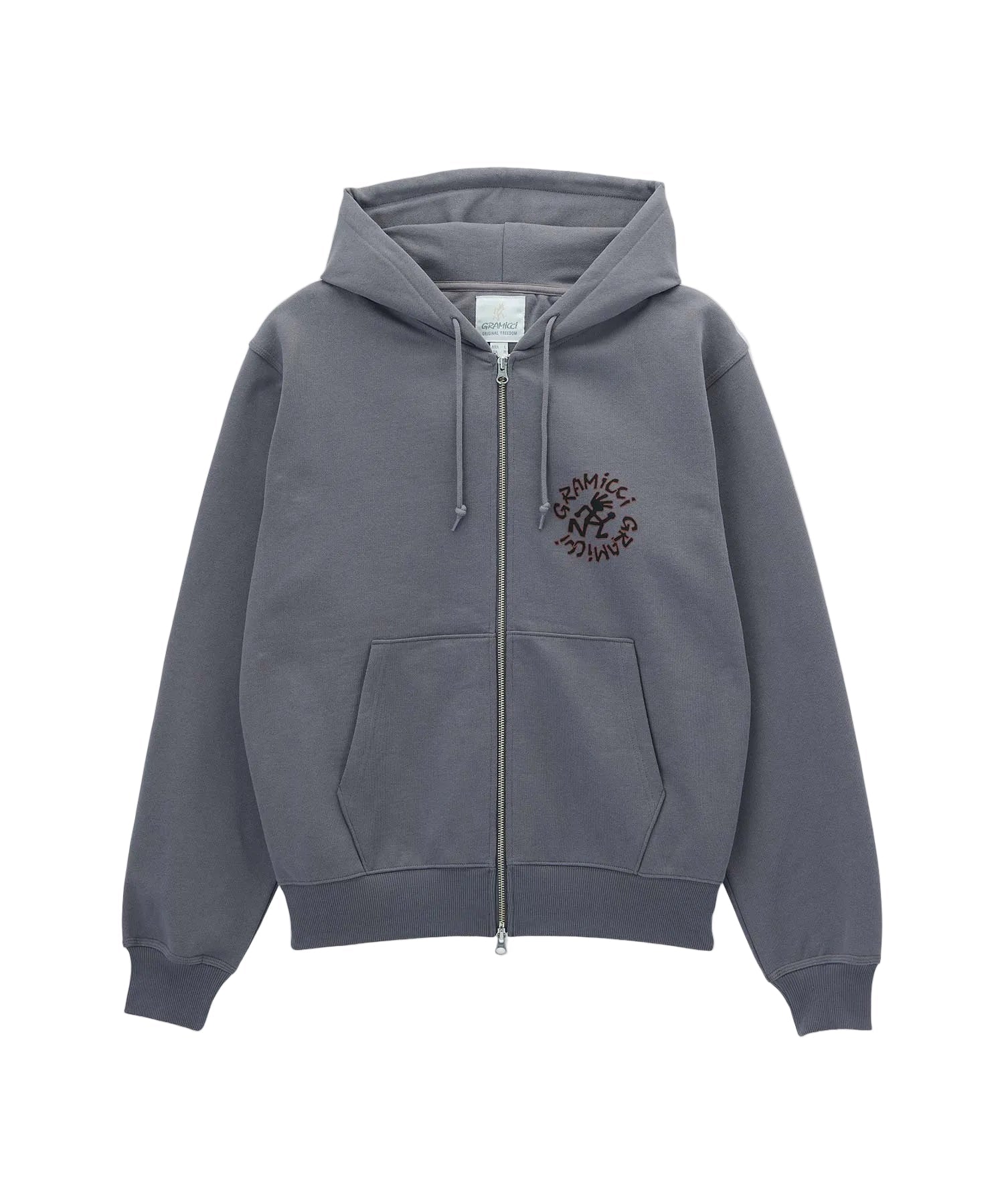 Gramicci Running Man Zip Hooded Sweatshirt (Charcoal)